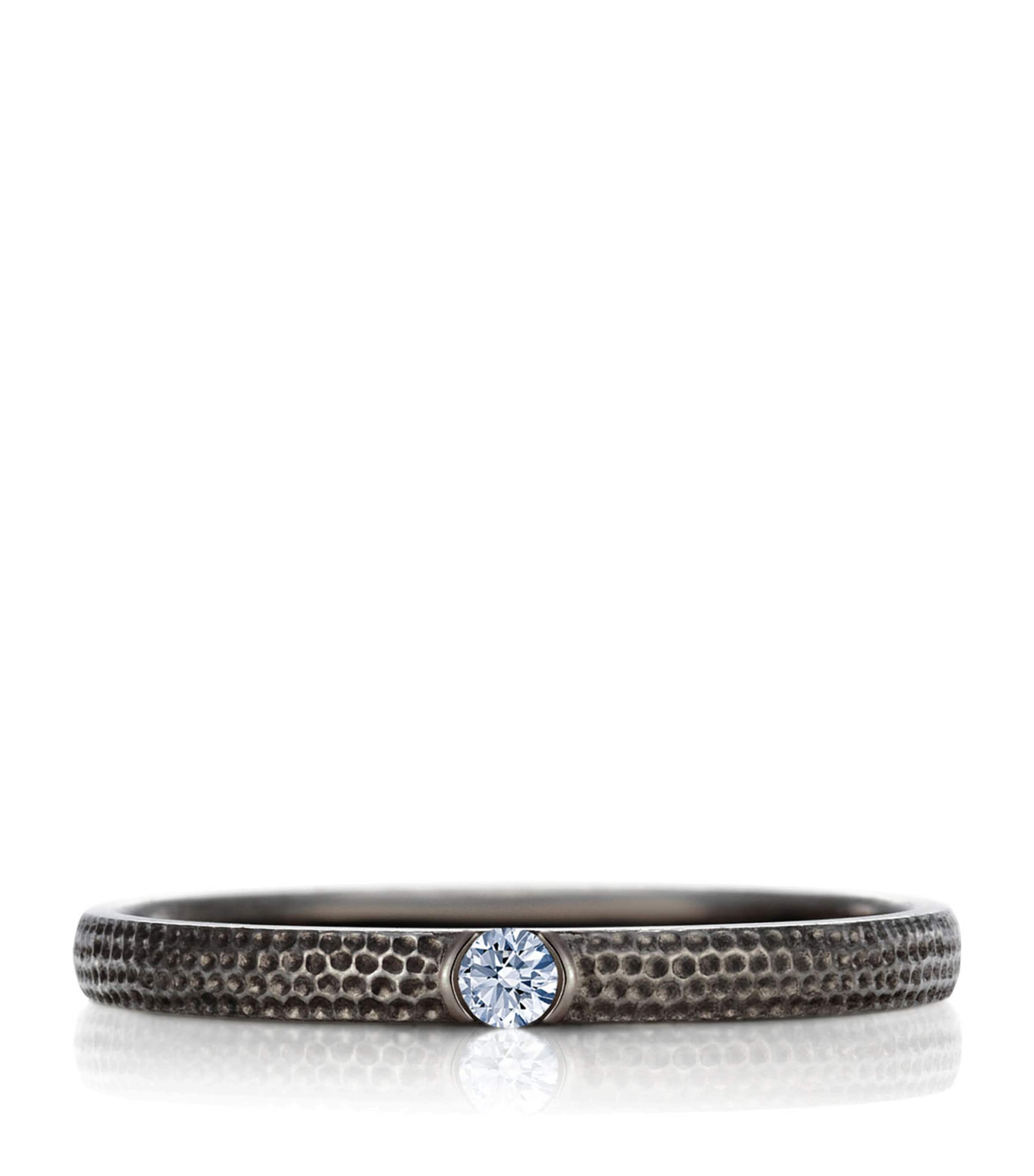 Shop De Beers Black Gold And Diamond Talisman Azulea Ring