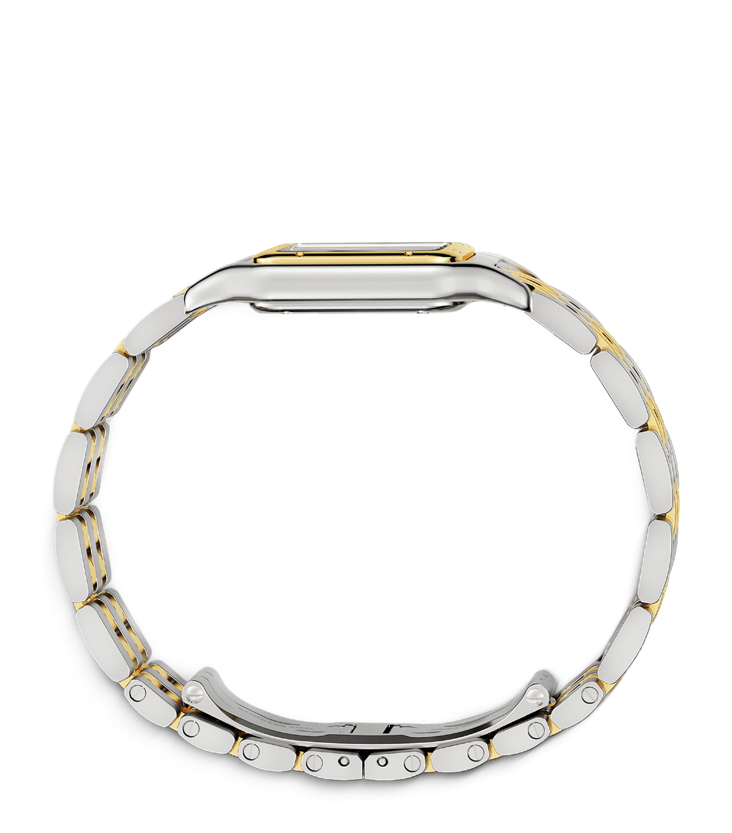 Cartier Medium Yellow Gold and Stainless Steel Panthère de Cartier Watch 27mm Grey Image 7