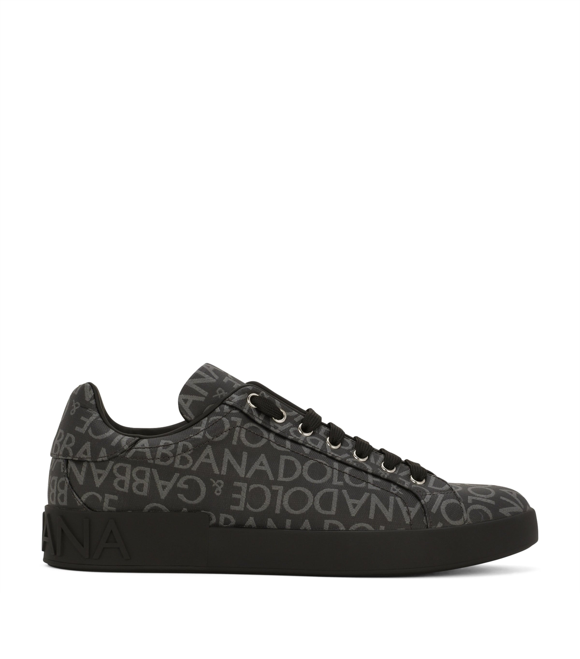 Logo Jacquard Sneakers 8B969-BLACK/GREY Image 1