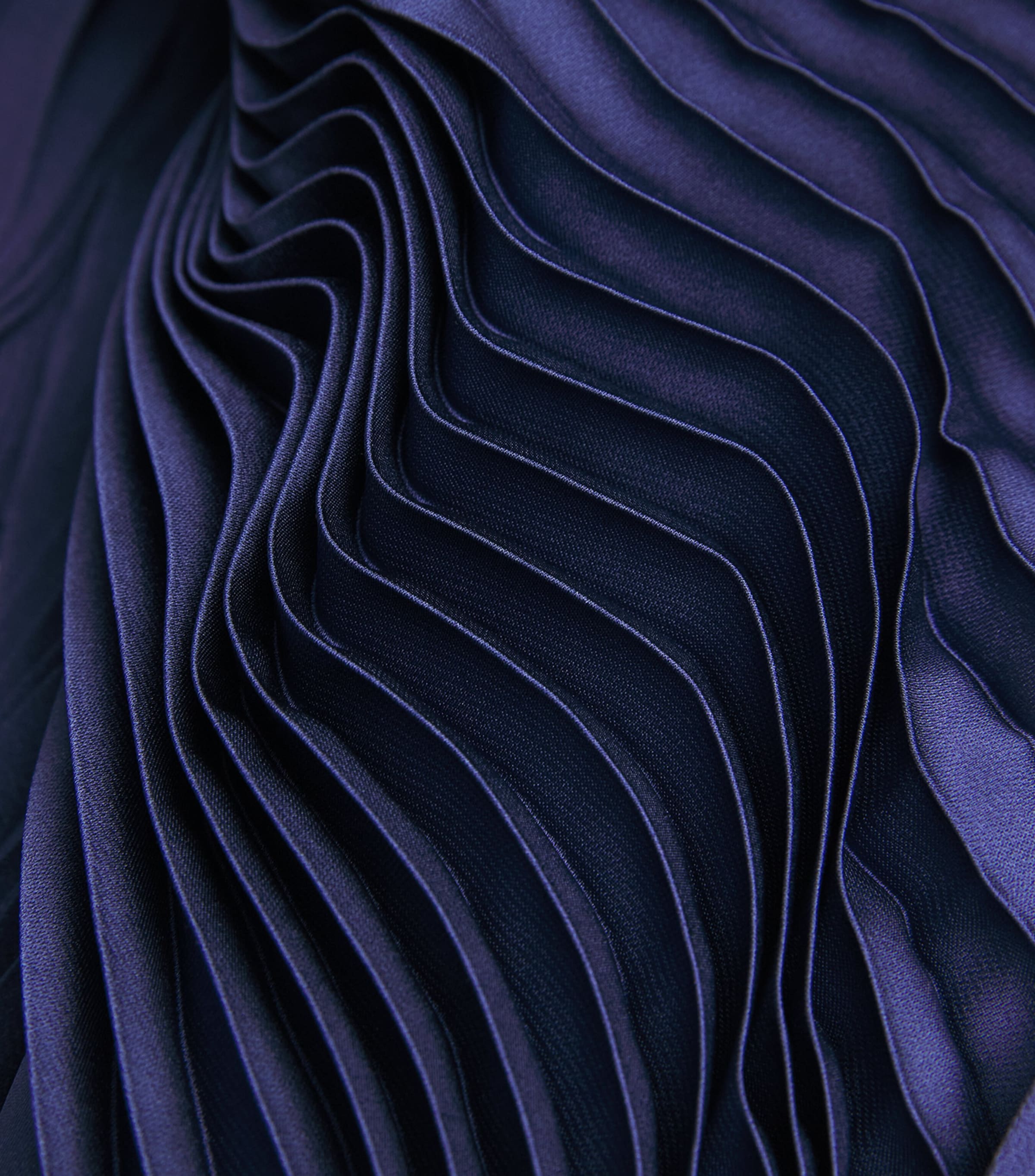 Pleated Aurelie Mini Dress B401 MIDNIGHT BLUE Image 5