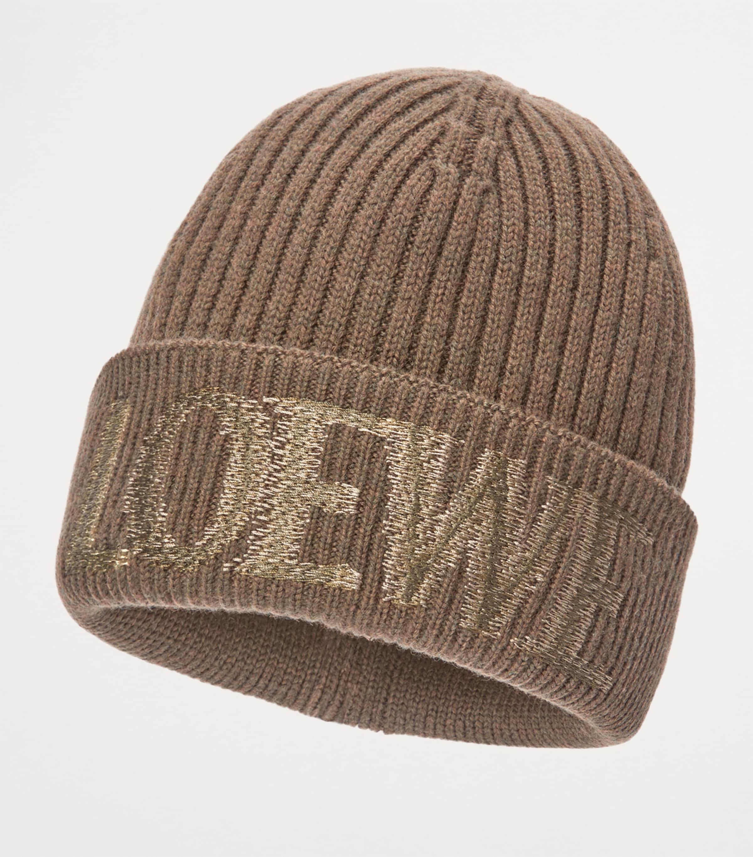 Wool-Blend Beanie LIGHT BROWN Image 2