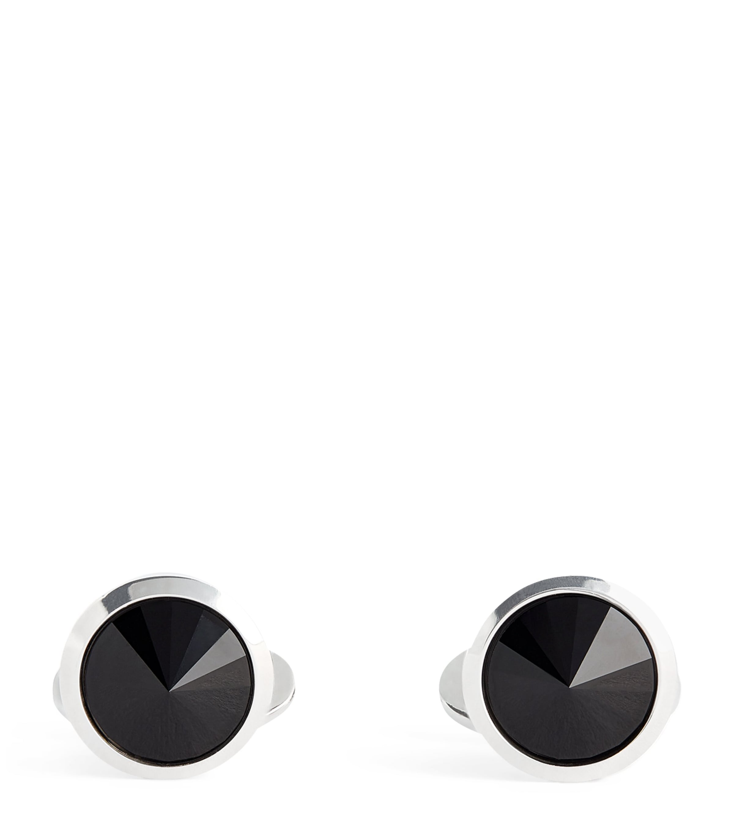 Giorgio Armani Sterling Silver Embellished Cufflinks | Harrods AE