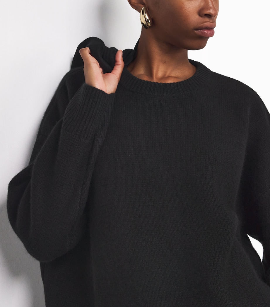 Cashmere Royan Sweater BLACK Image 6