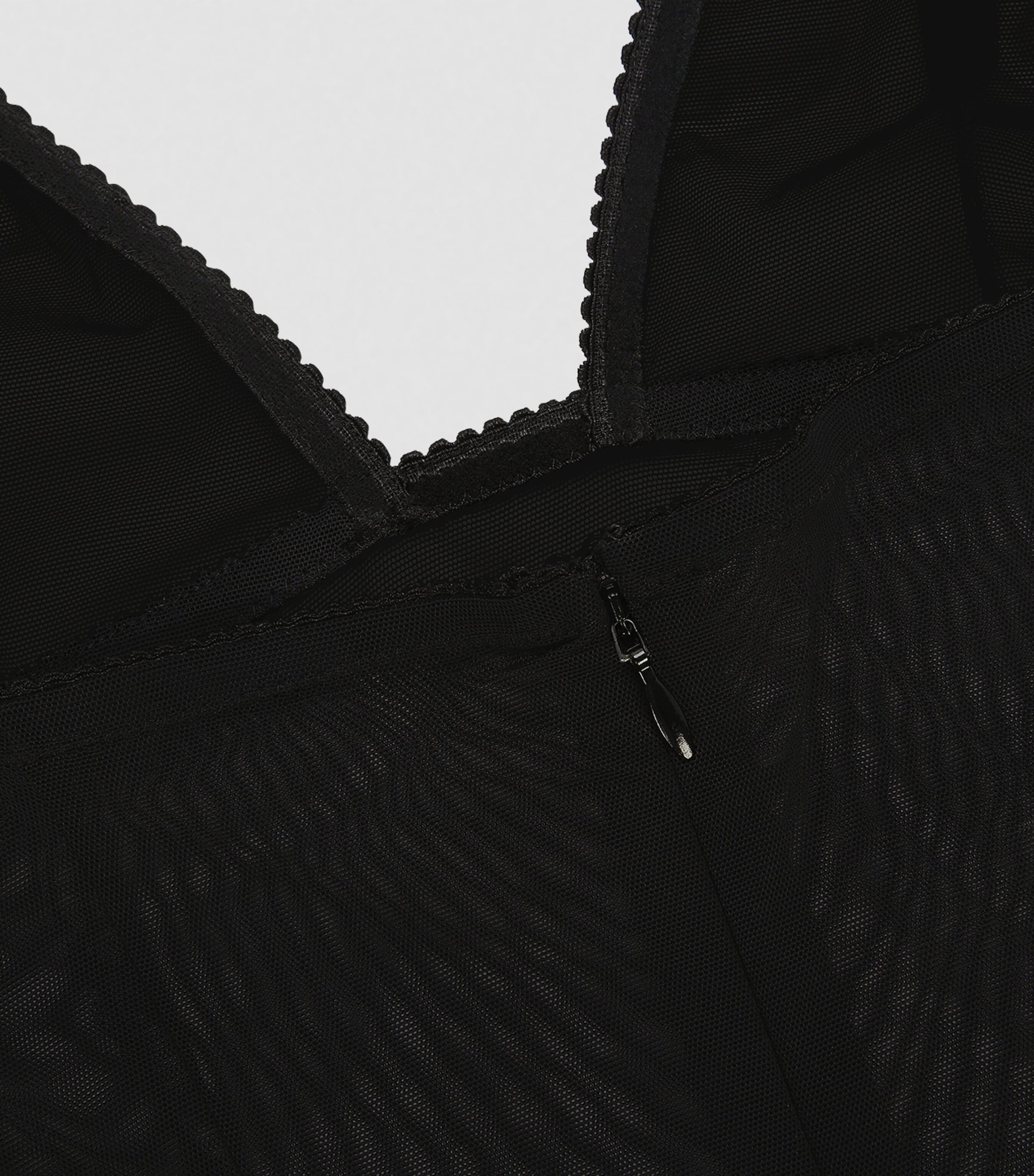 Netting Gown N0000-BLACK Image 8