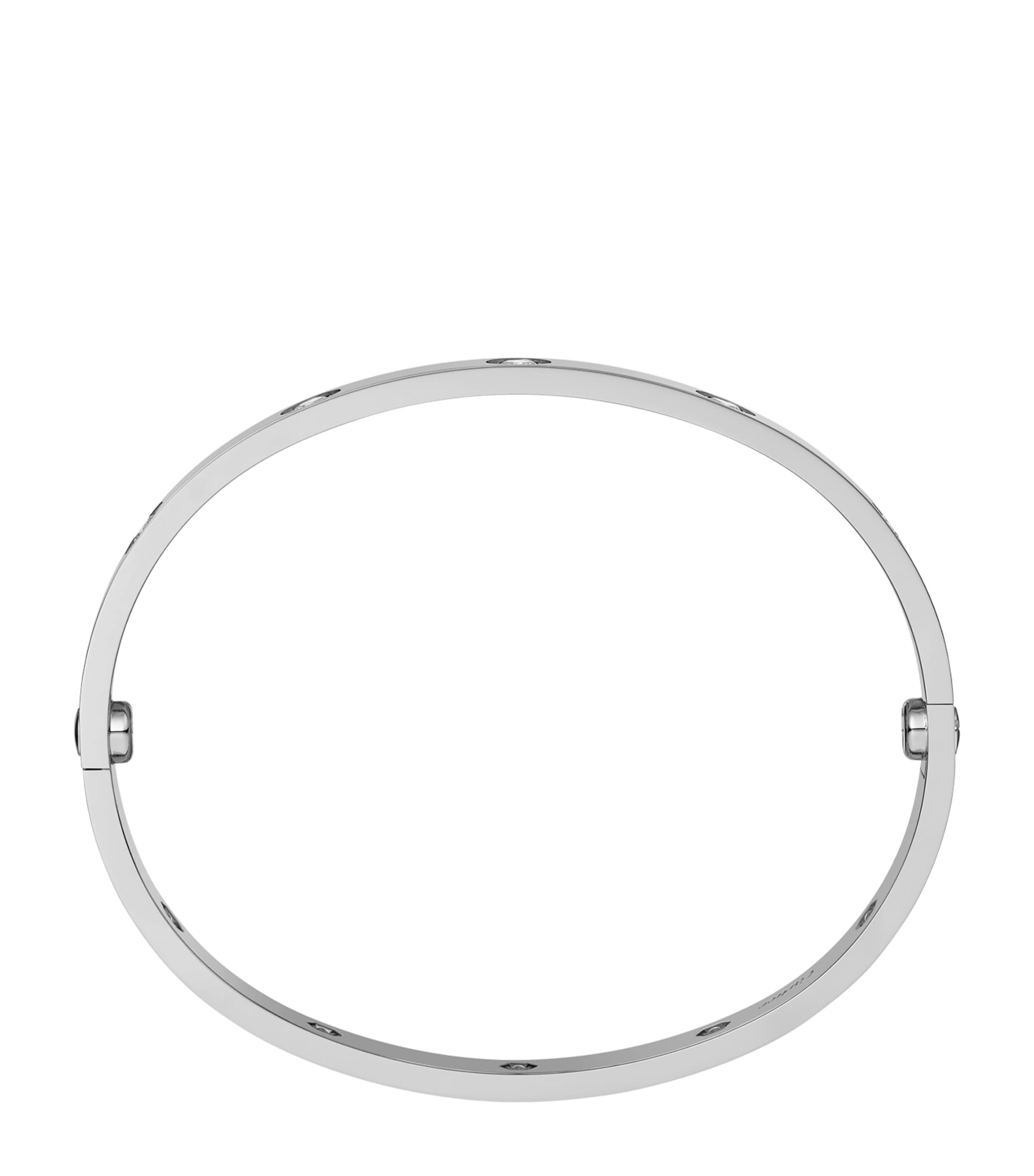 LOVE Classic White Gold 10-Diamond Bracelet WHITE GOLD Image 5