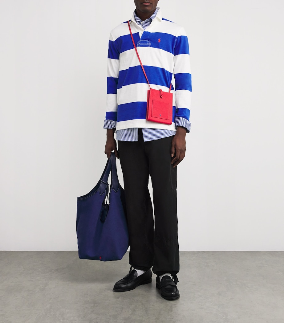 Cotton Canvas Cargo Trousers BLACK Image 2