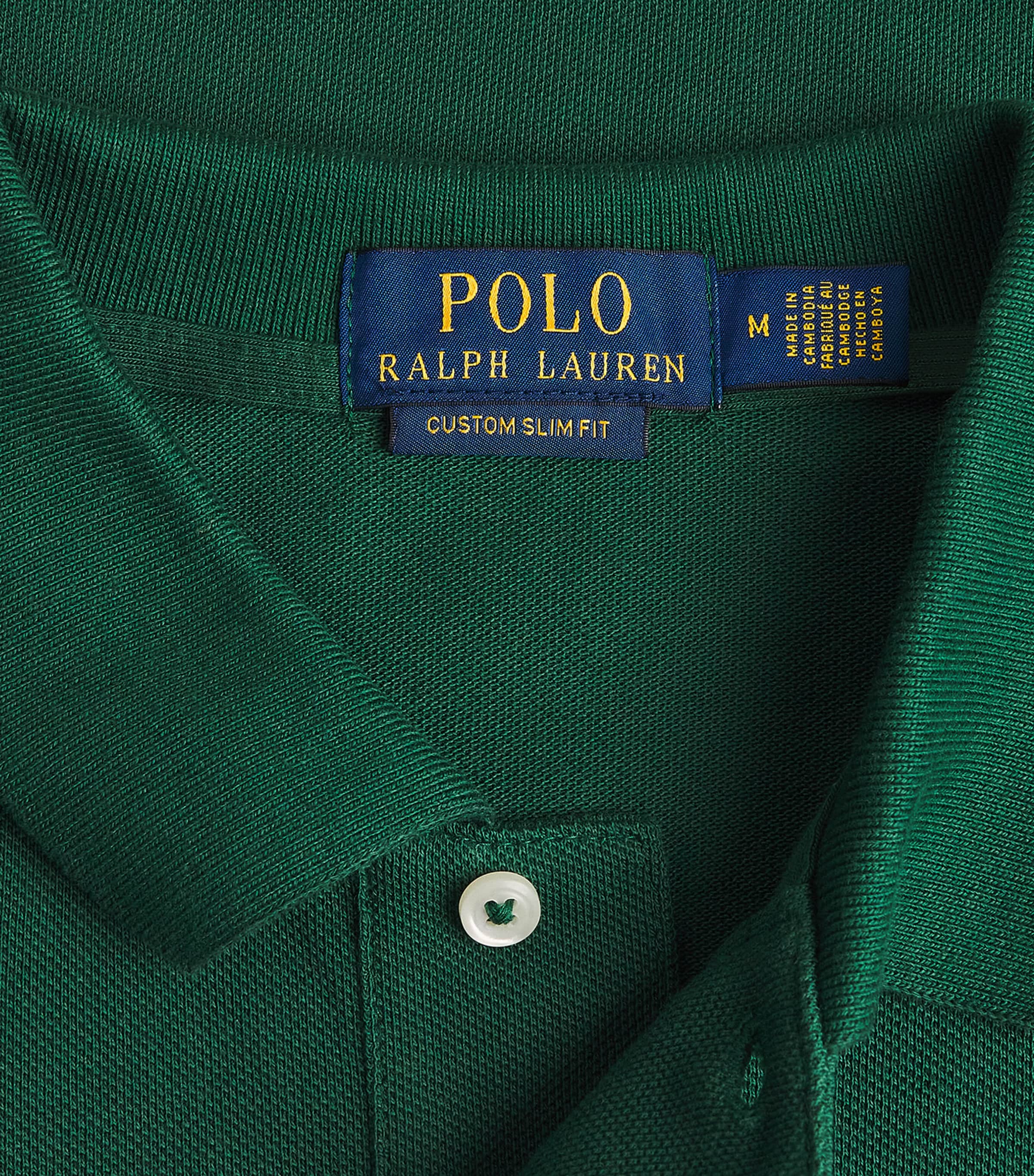 Cotton Mesh Custom-Fit Polo Shirt NEW FOREST/C1429 Image 5