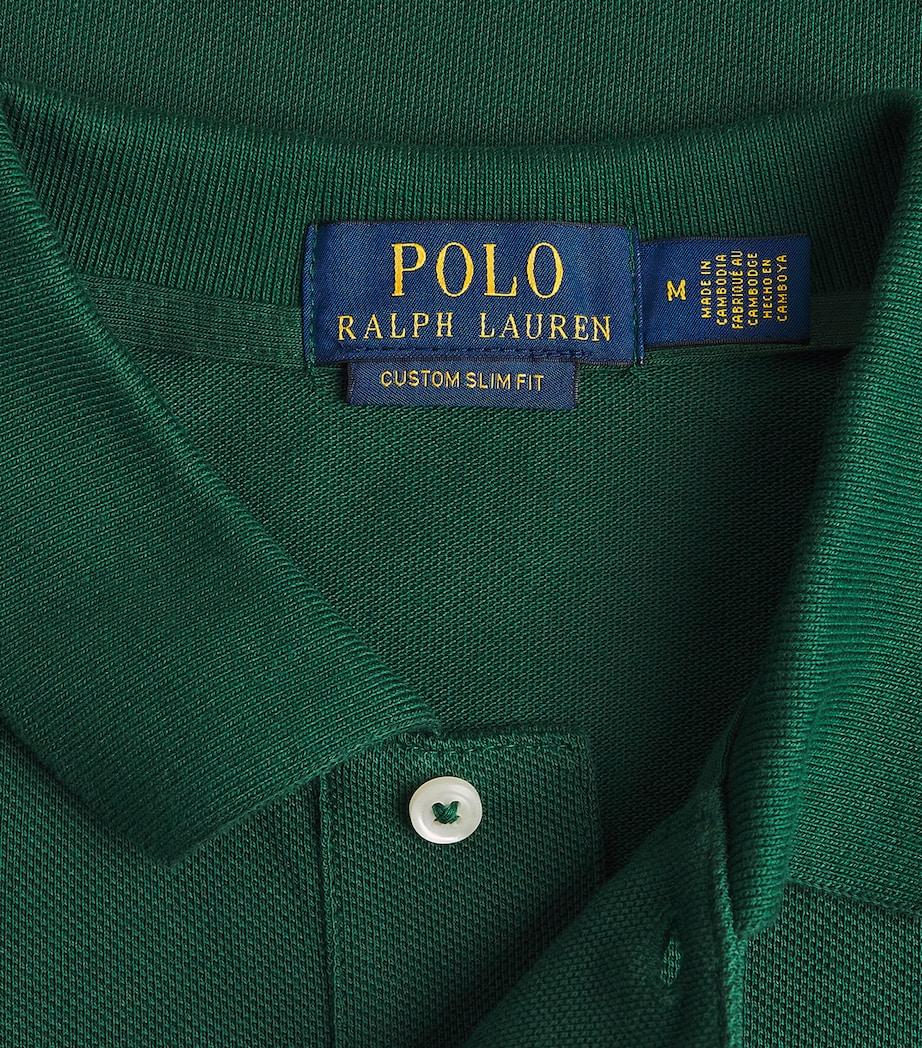 Cotton Mesh Custom-Fit Polo Shirt NEW FOREST/C1429 Image 5