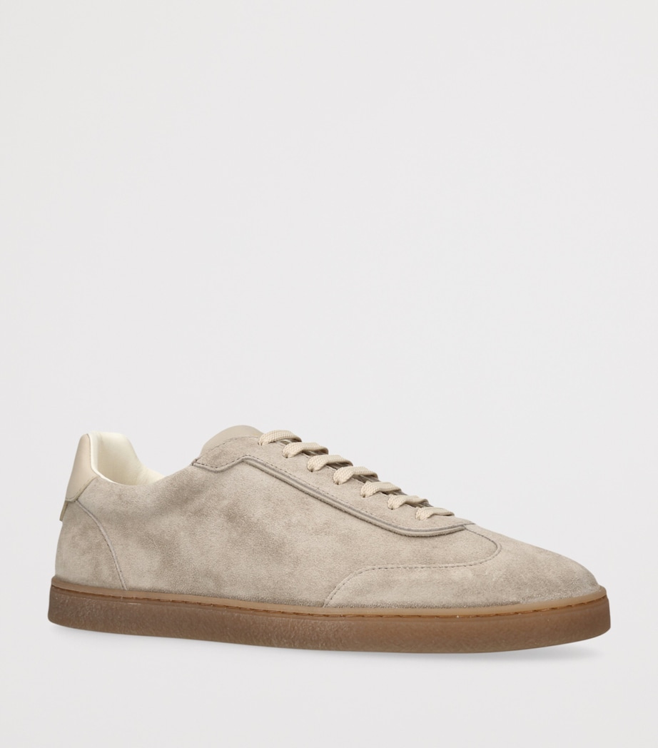 Suede T-Toe Sneakers BEIGE Image 3