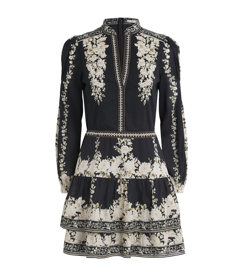 Cotton Valencia Mini Dress G078 FREE FALLING Image 1