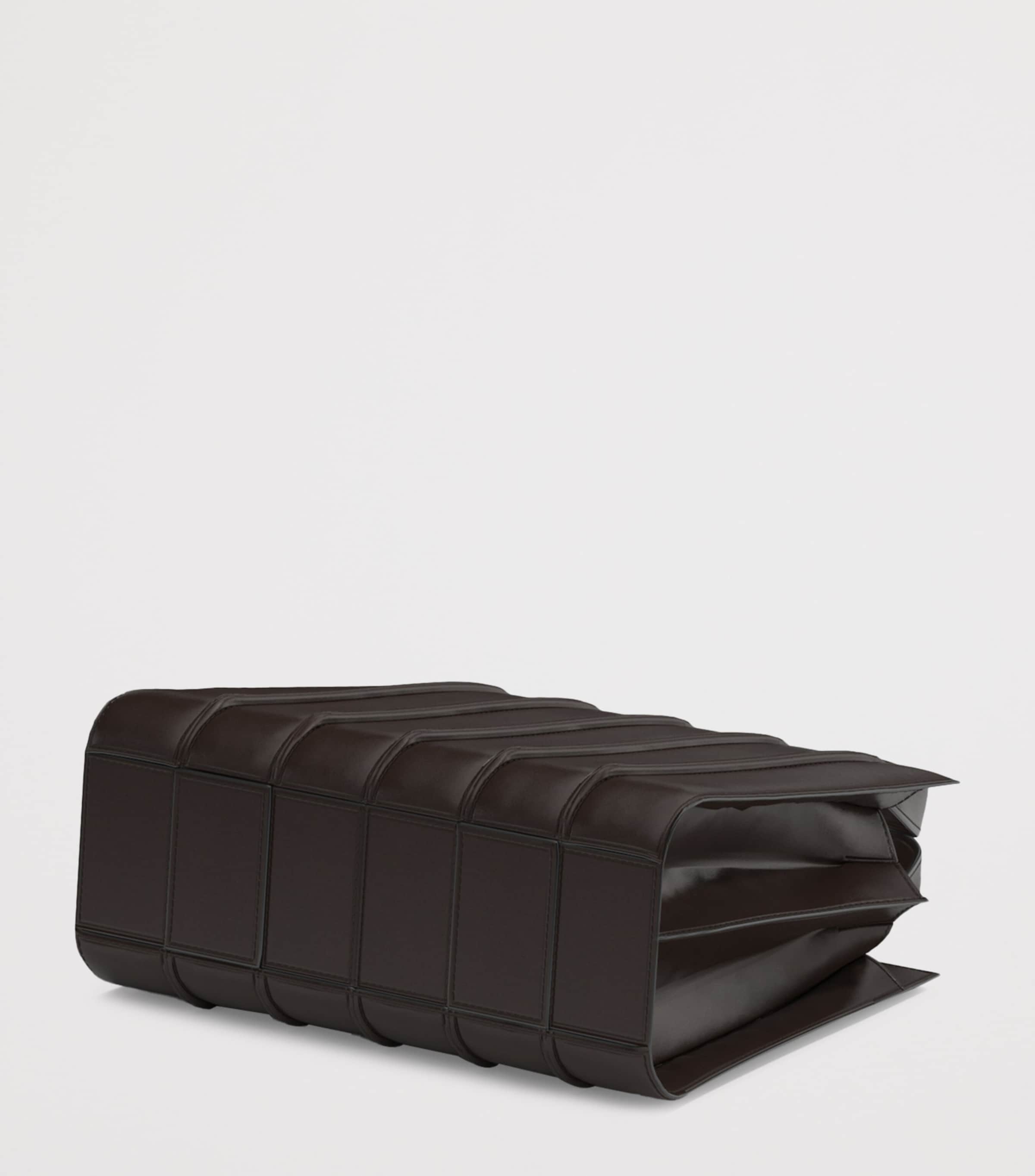 Max Mara Medium Quilted Whitney Top-Handle Bag Dark Brown Image 4