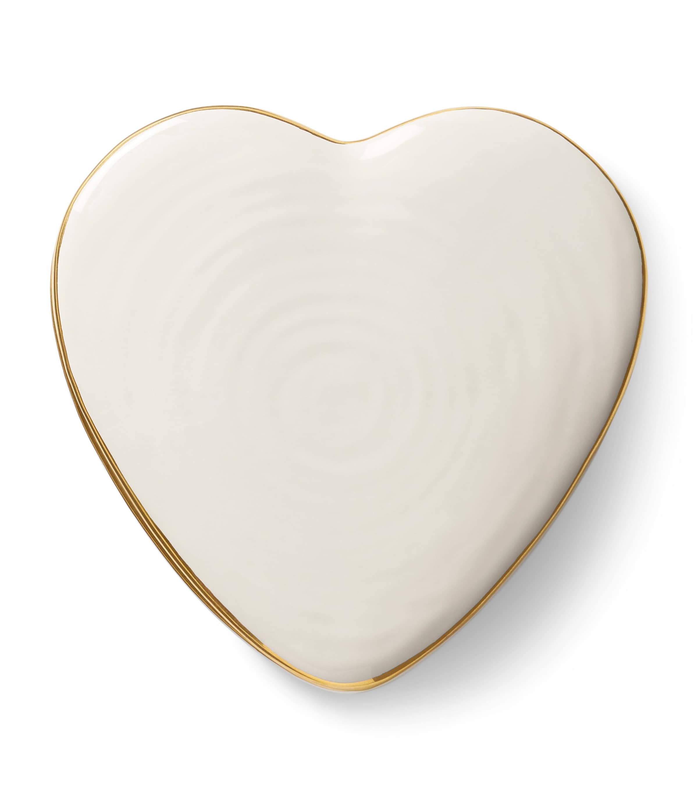 Shagreen Heart Jewellery Box WHITE Image 3
