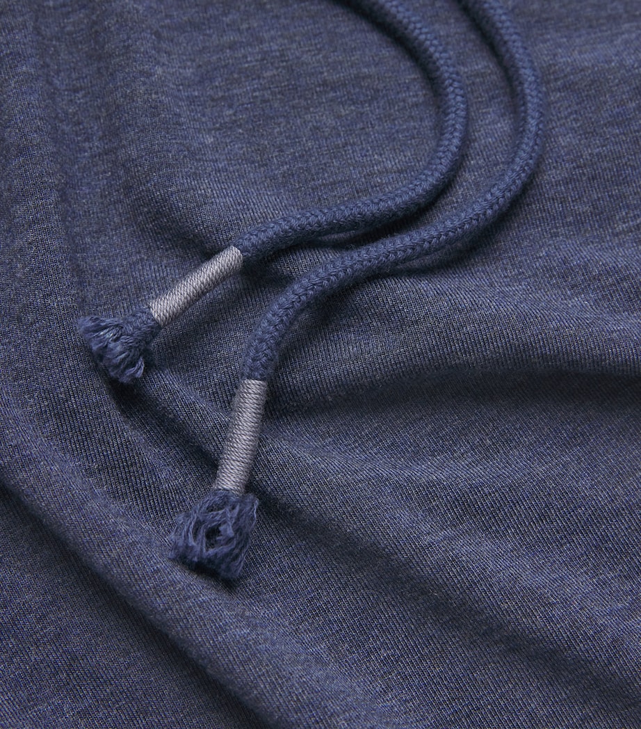 Soft Lounge Hoodie 547 BLUE MELANGE Image 5