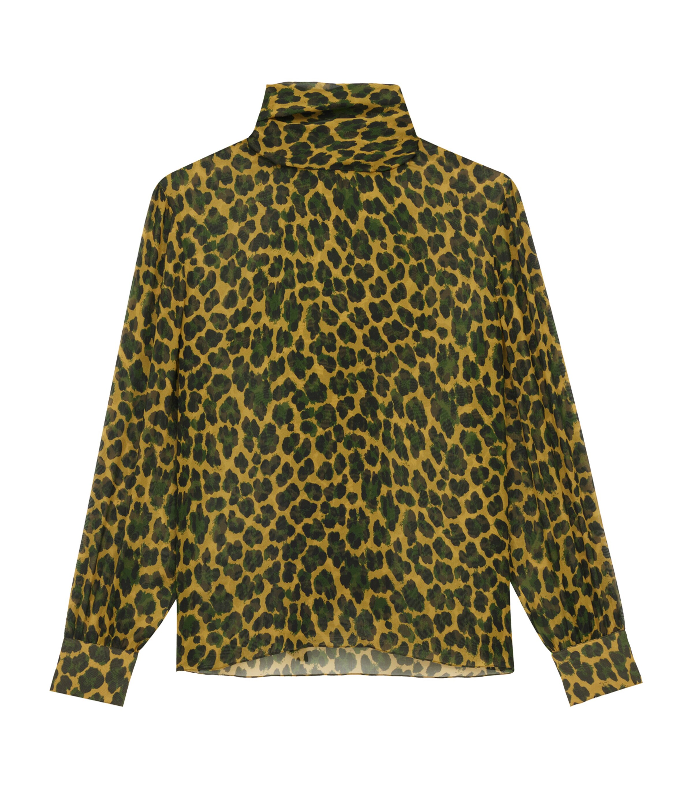 Silk Animal Print Blouse 7205 Image 2