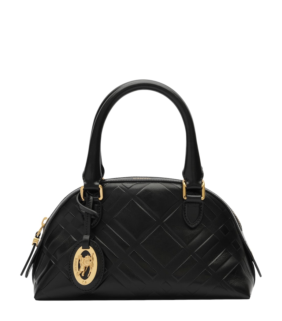 Burberry Mini Leather Primrose Top-Handle Bag Black Image 1