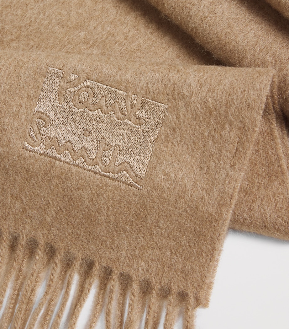 Cashmere Scarf 62_TAN Image 4