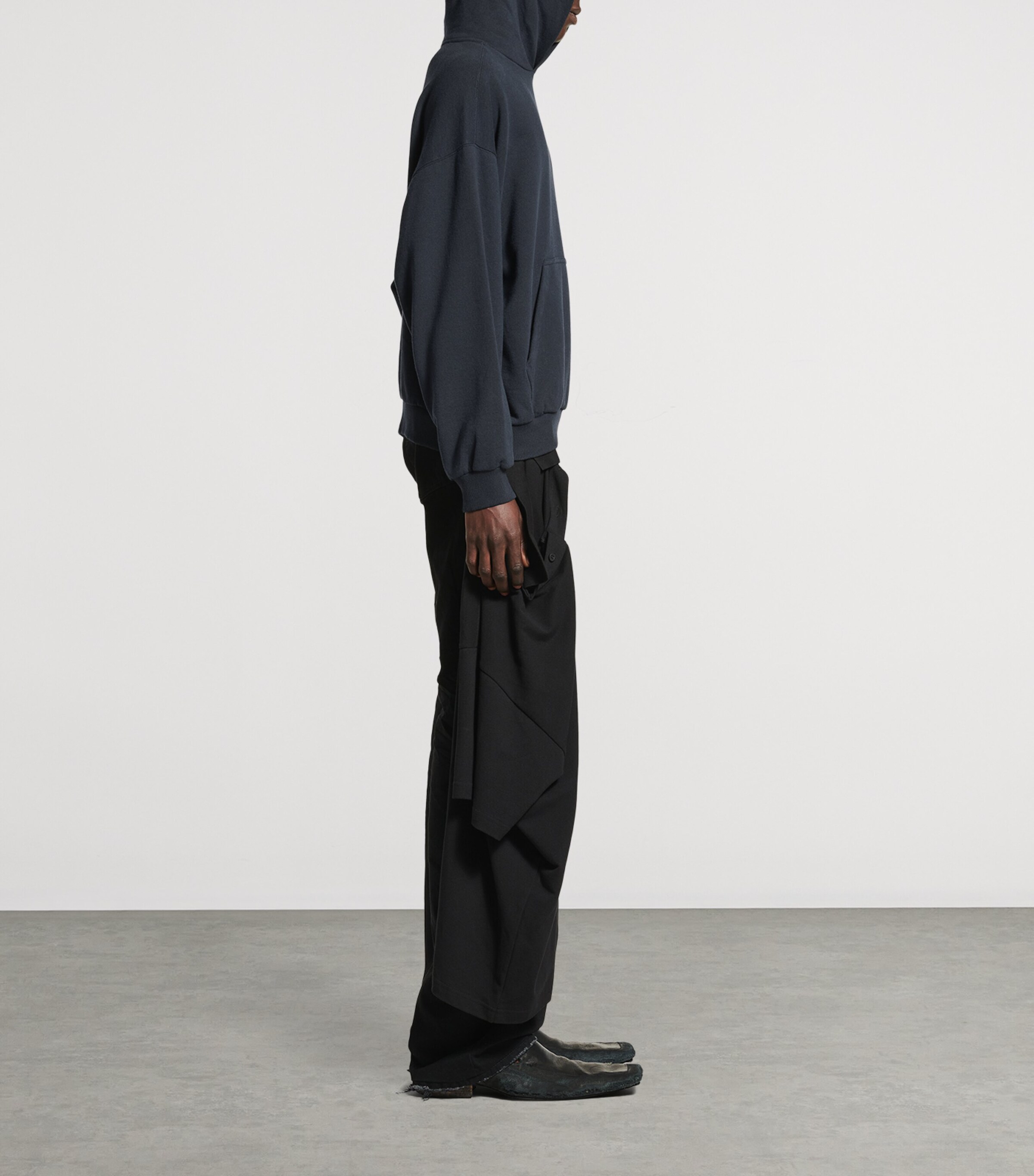 Balenciaga Mens Cotton Caution Hoodie Image 6