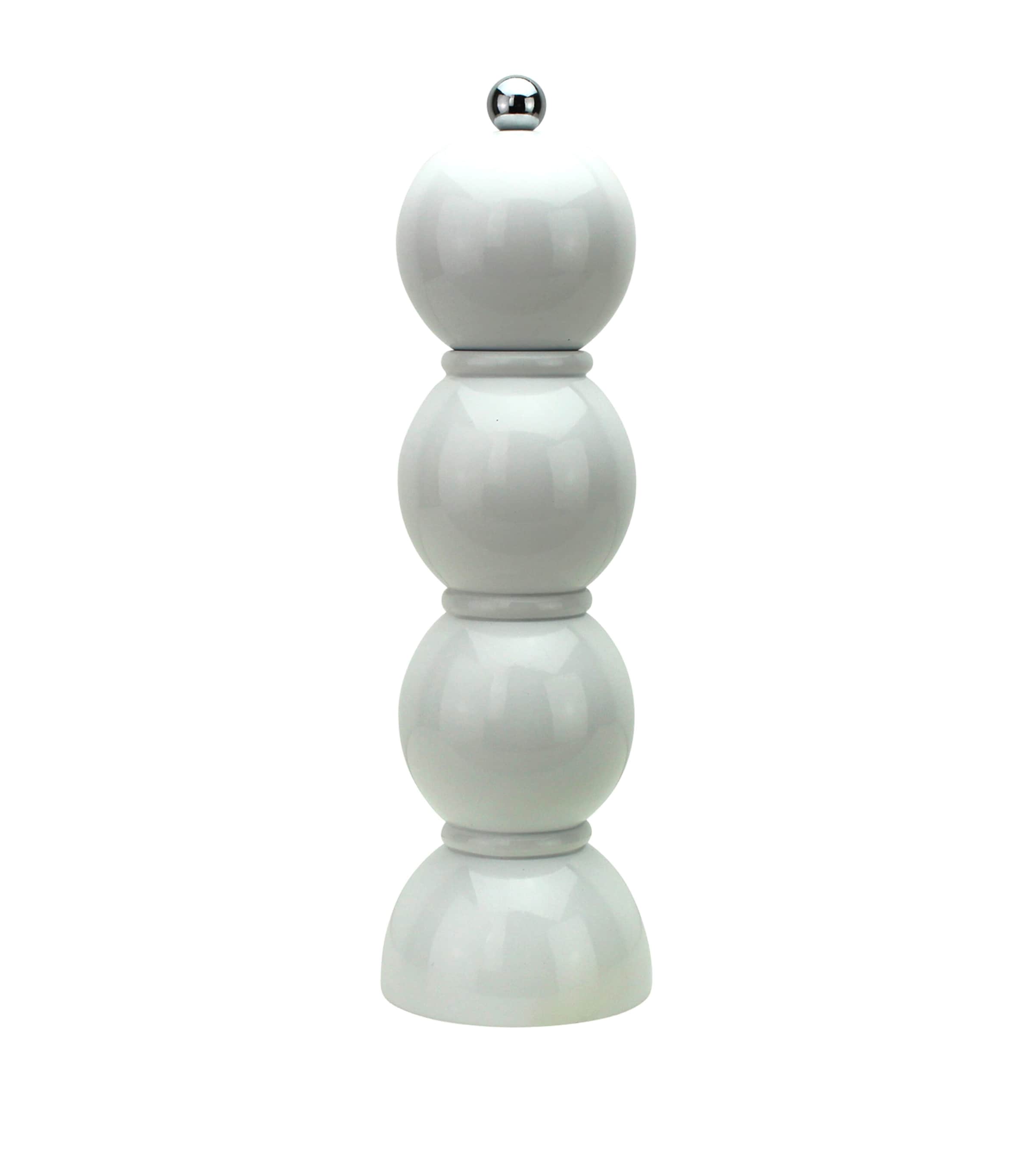 Addison Ross Bobbin Salt or Pepper Mill White Image 1