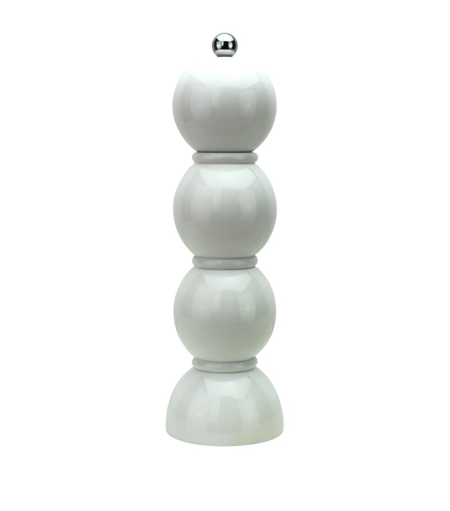 Addison Ross Bobbin Salt or Pepper Mill White Image 1