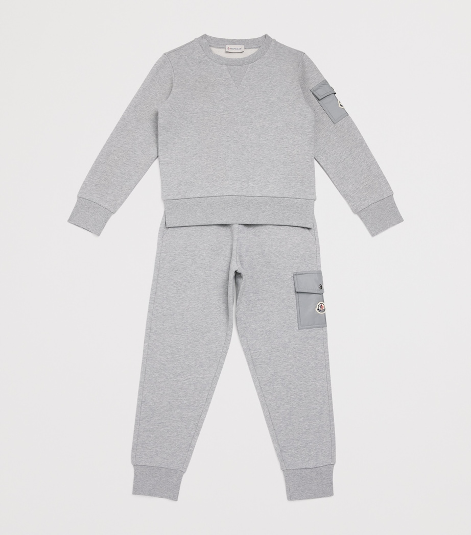 Cotton Logo-Patch Sweatshirt (8-10 Years) 980 Image 3