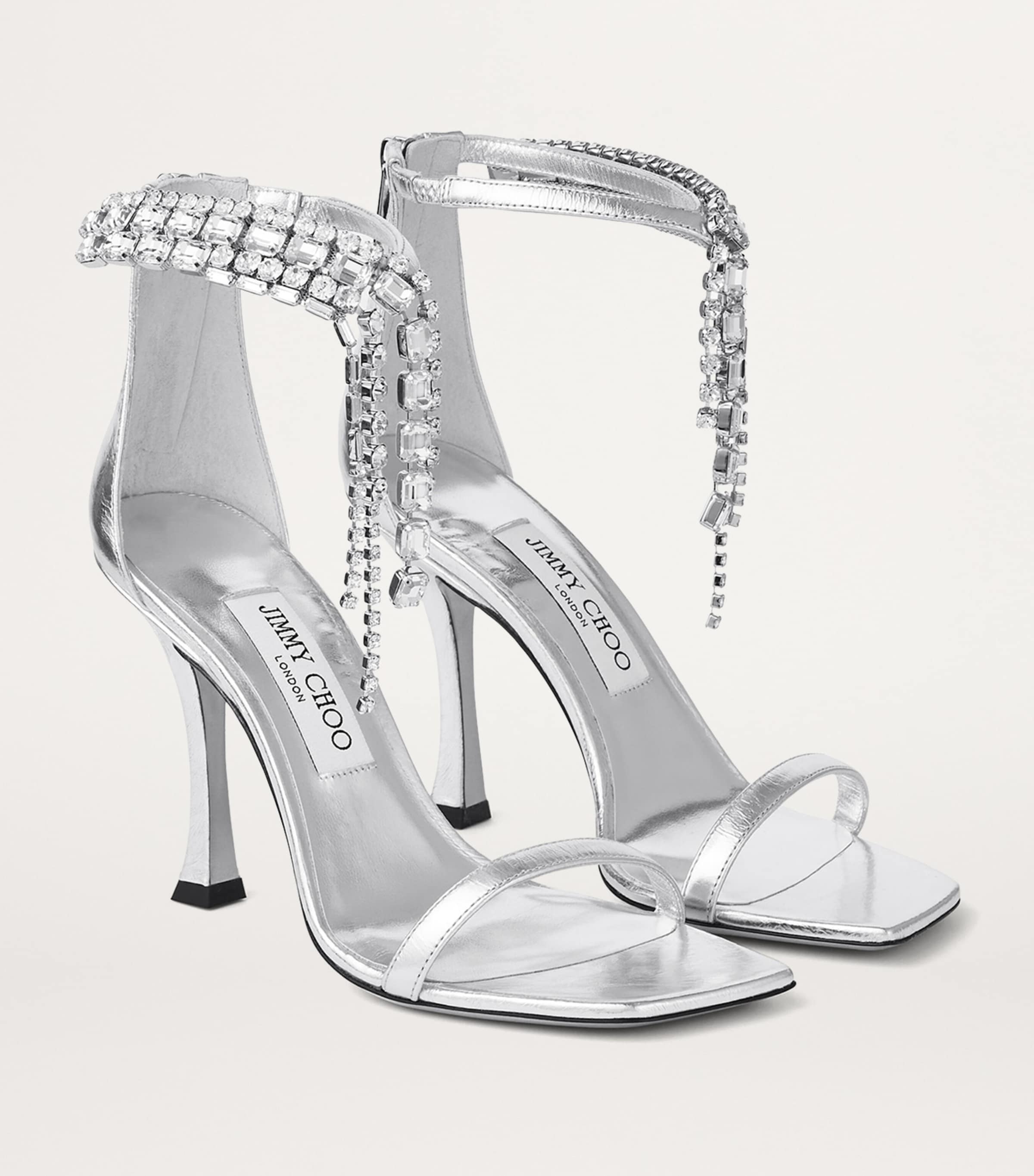 Jimmy 25 Verity Sandal 70 White Leather 240034