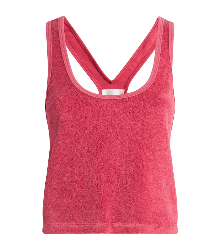 Suzie Kondi Womens Terry Tia Tank Top Framboise Image 1