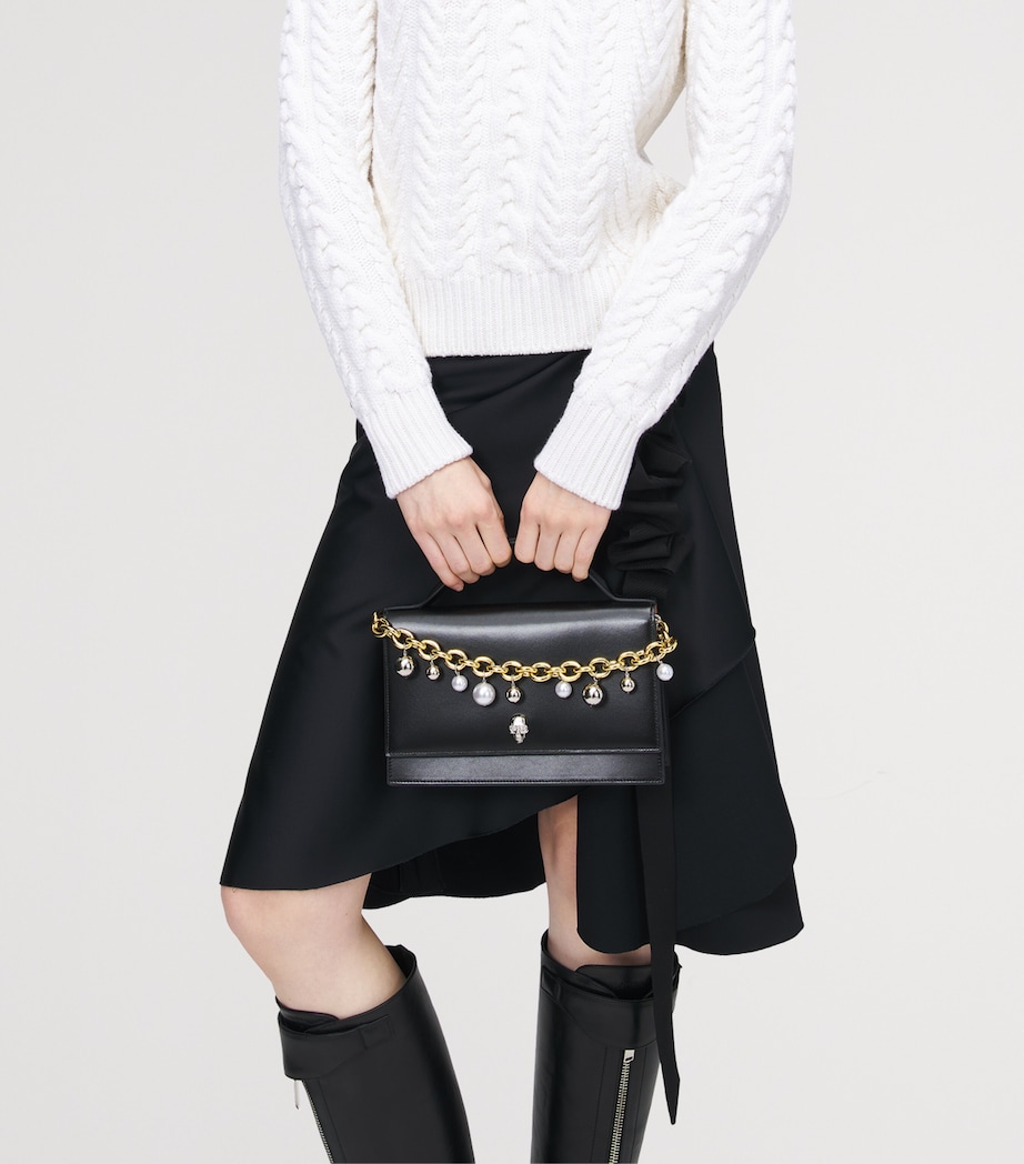 Leather Skull Top-Handle Bag 1000 Image 2