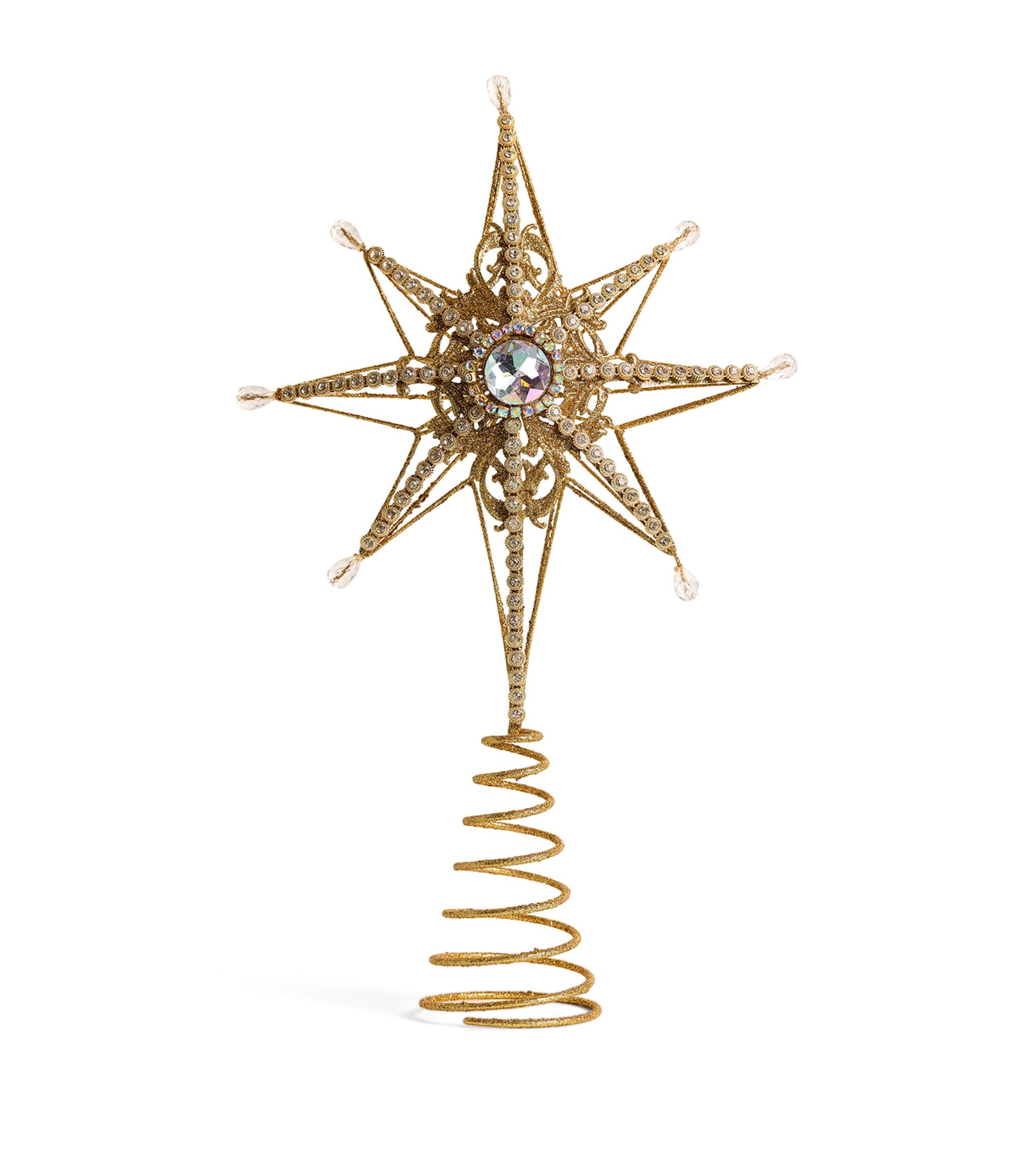 Gisela Graham Gold Star Tree Topper