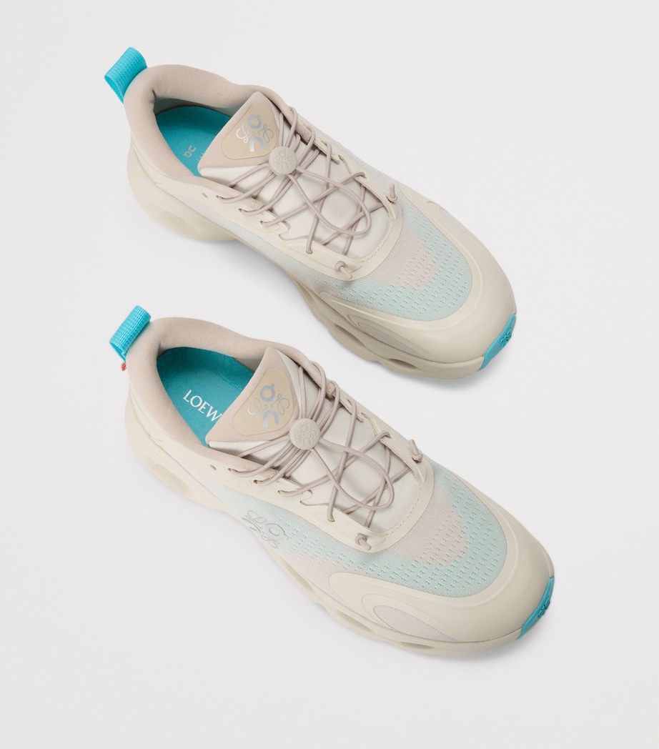 LOEWE x On Cloudsolo Sneakers SAND/TURQUOISE Image 4
