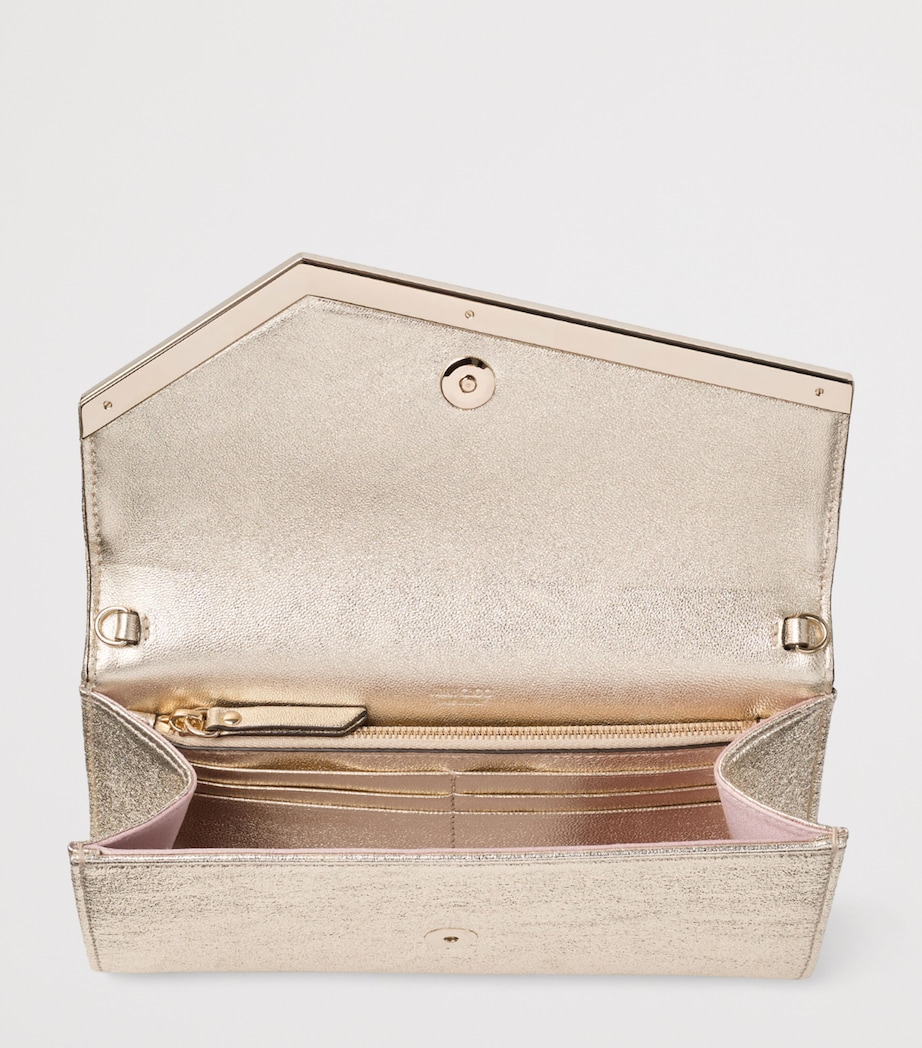 Jimmy Choo Emmie Clutch Bag Platinum Ice/light G Image 4
