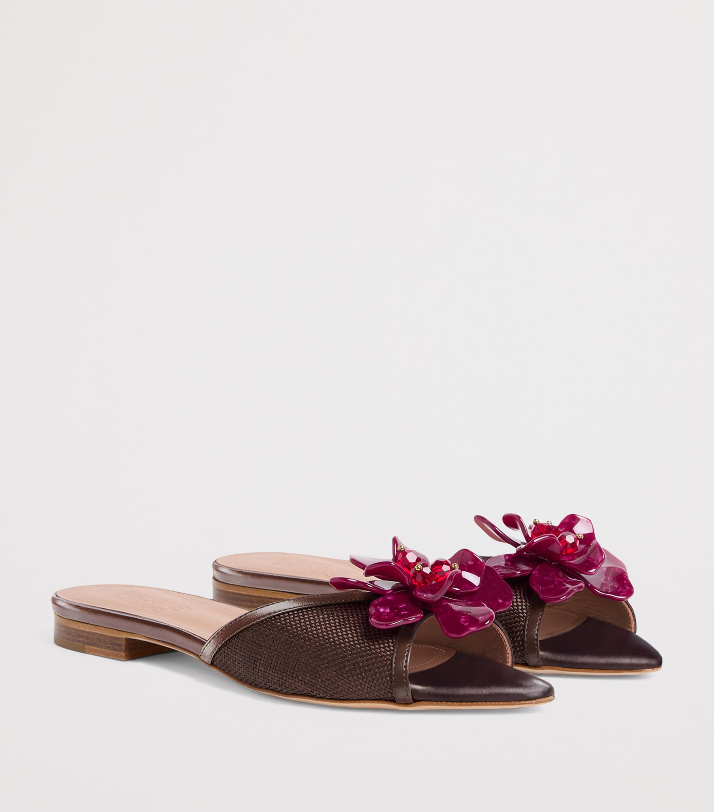 Raffia Cyd Sandals DARK BROWN Image 3