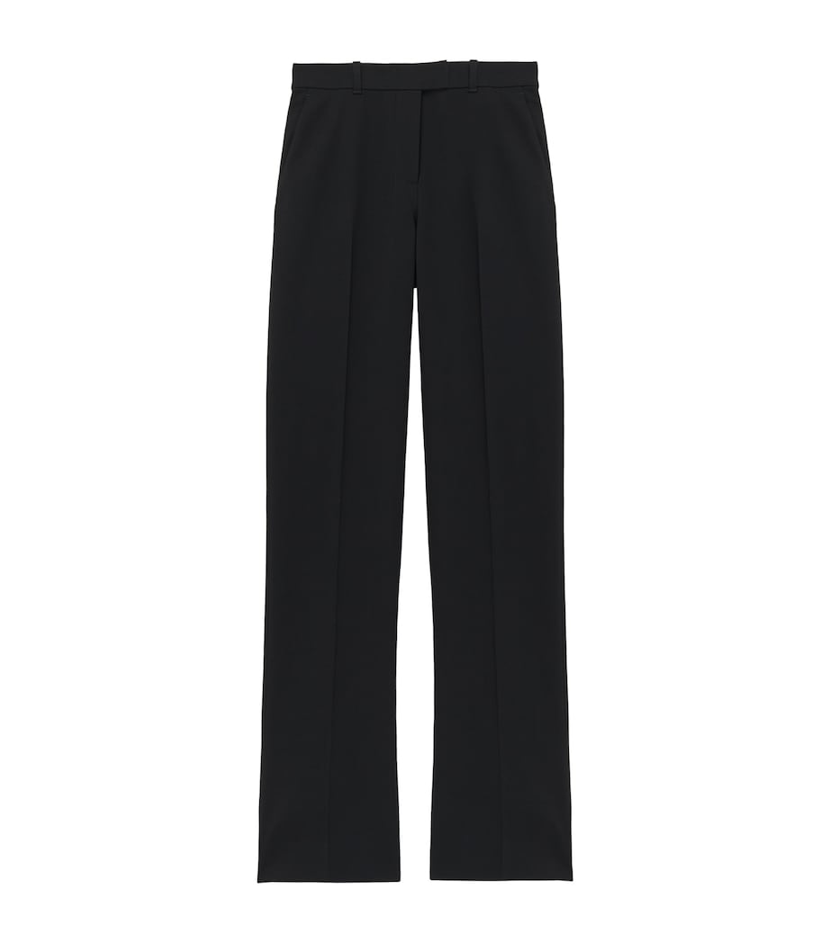 Stretch-Wool Straight Trousers 1000 Image 1