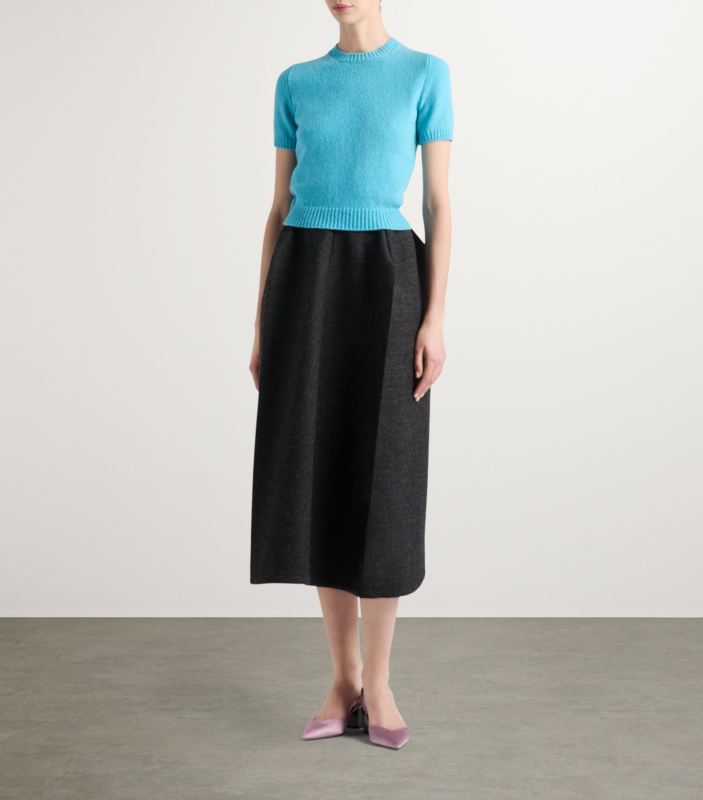 Cashmere Logo Sweater F0076 Image 2