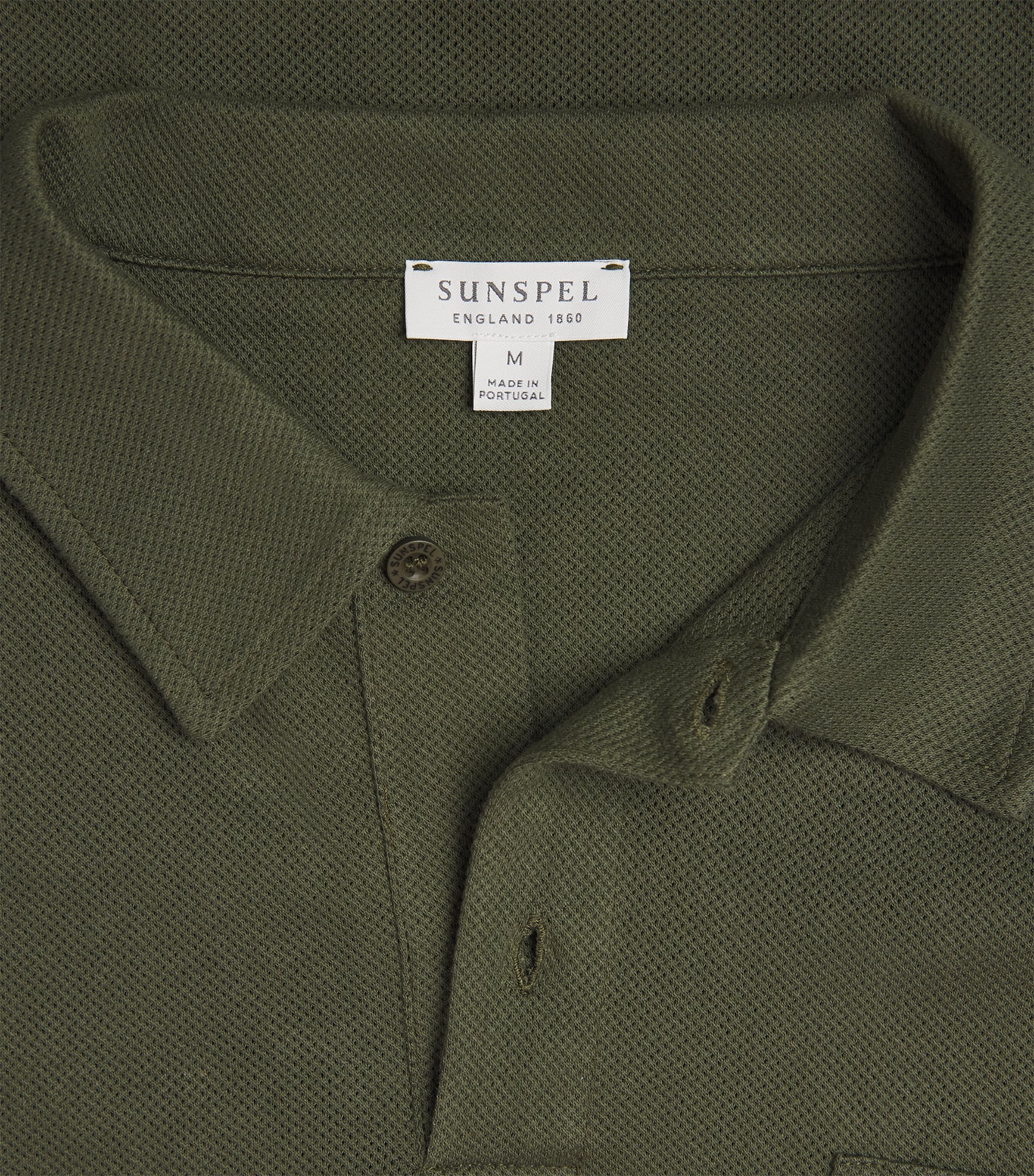 Sunspel Mens Supima Cotton Riviera Polo Shirt Gniz Deep Image 6