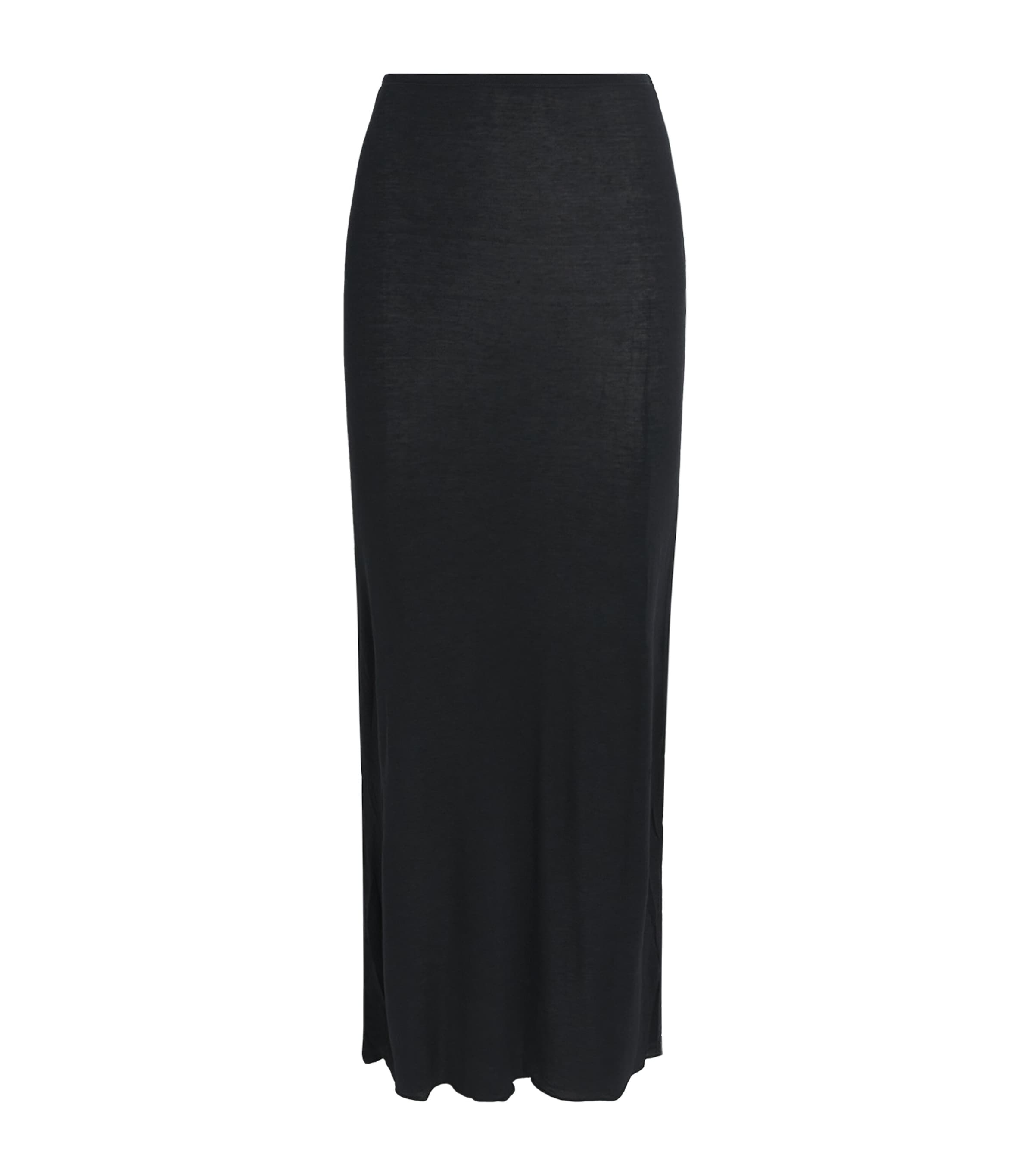 Sheer Modal Maxi Skirt ONYX Image 1