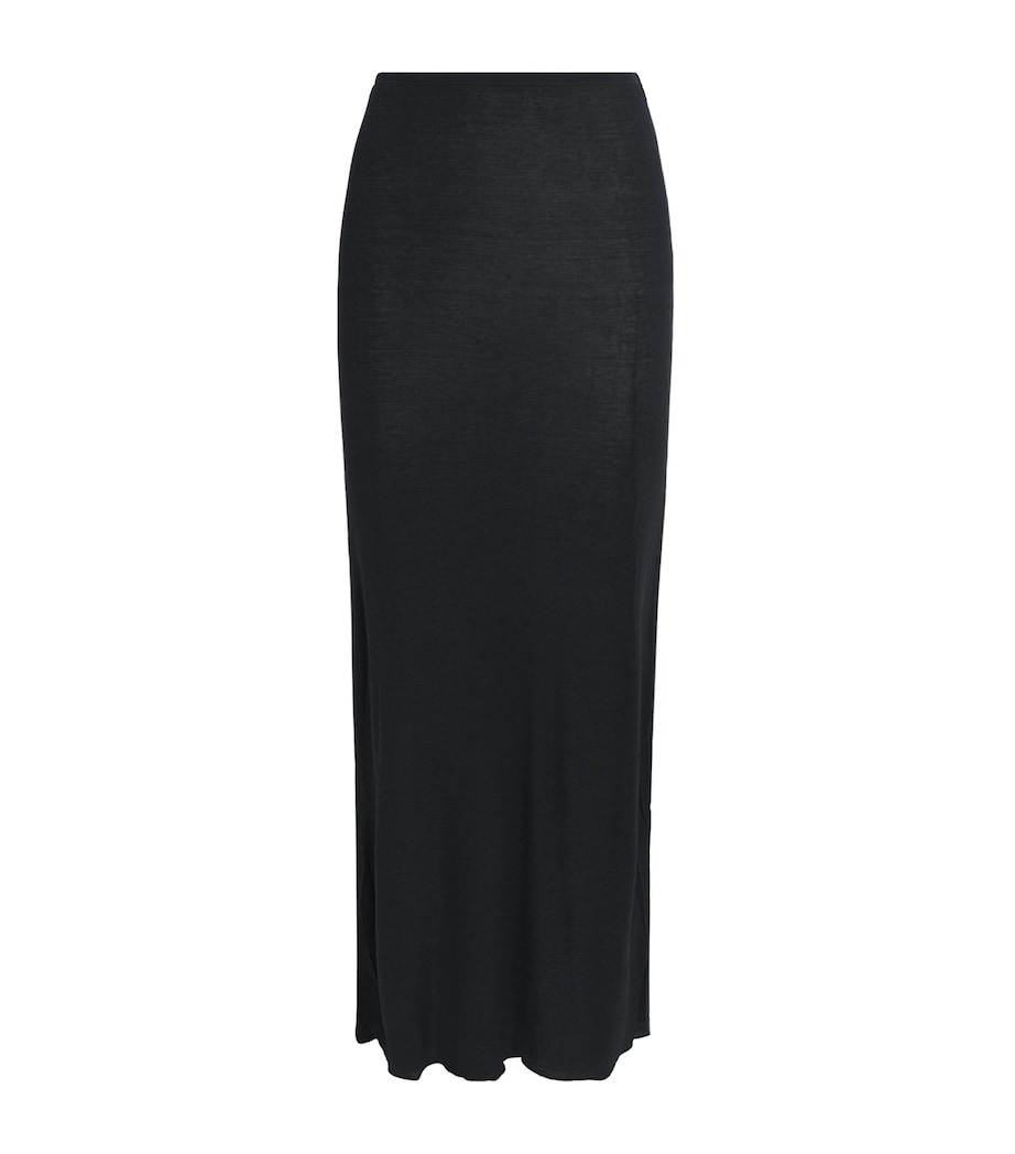 Sheer Modal Maxi Skirt ONYX Image 1