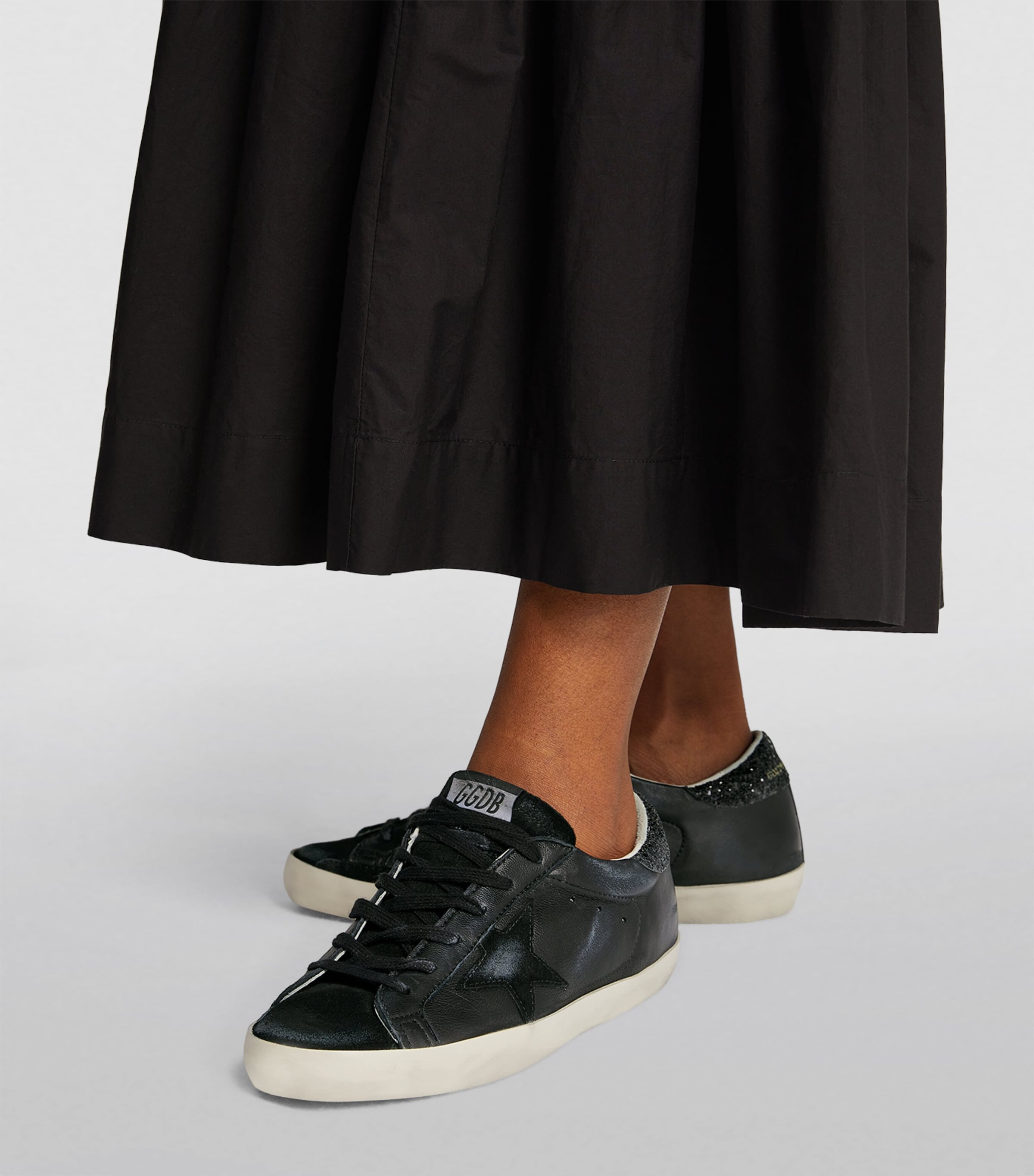 Suede Superstar Sneakers BLACK Image 2