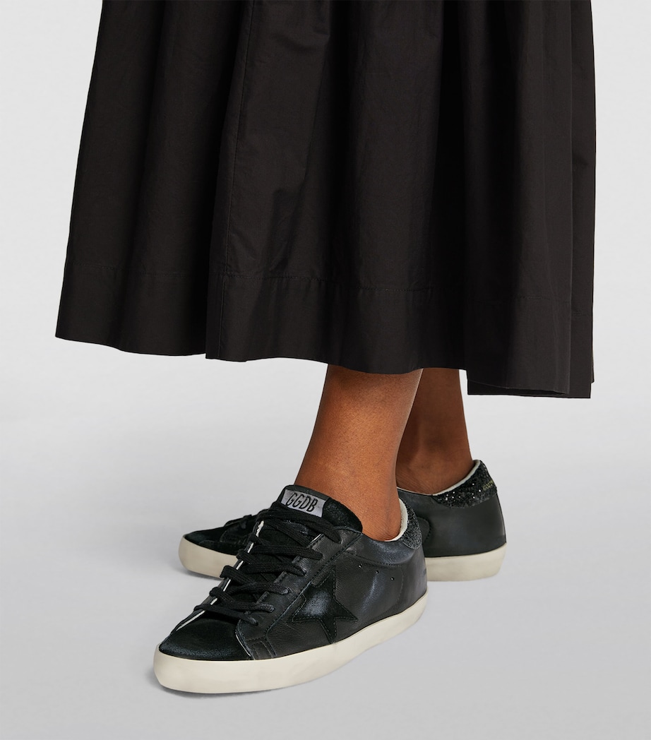 Suede Superstar Sneakers BLACK Image 2