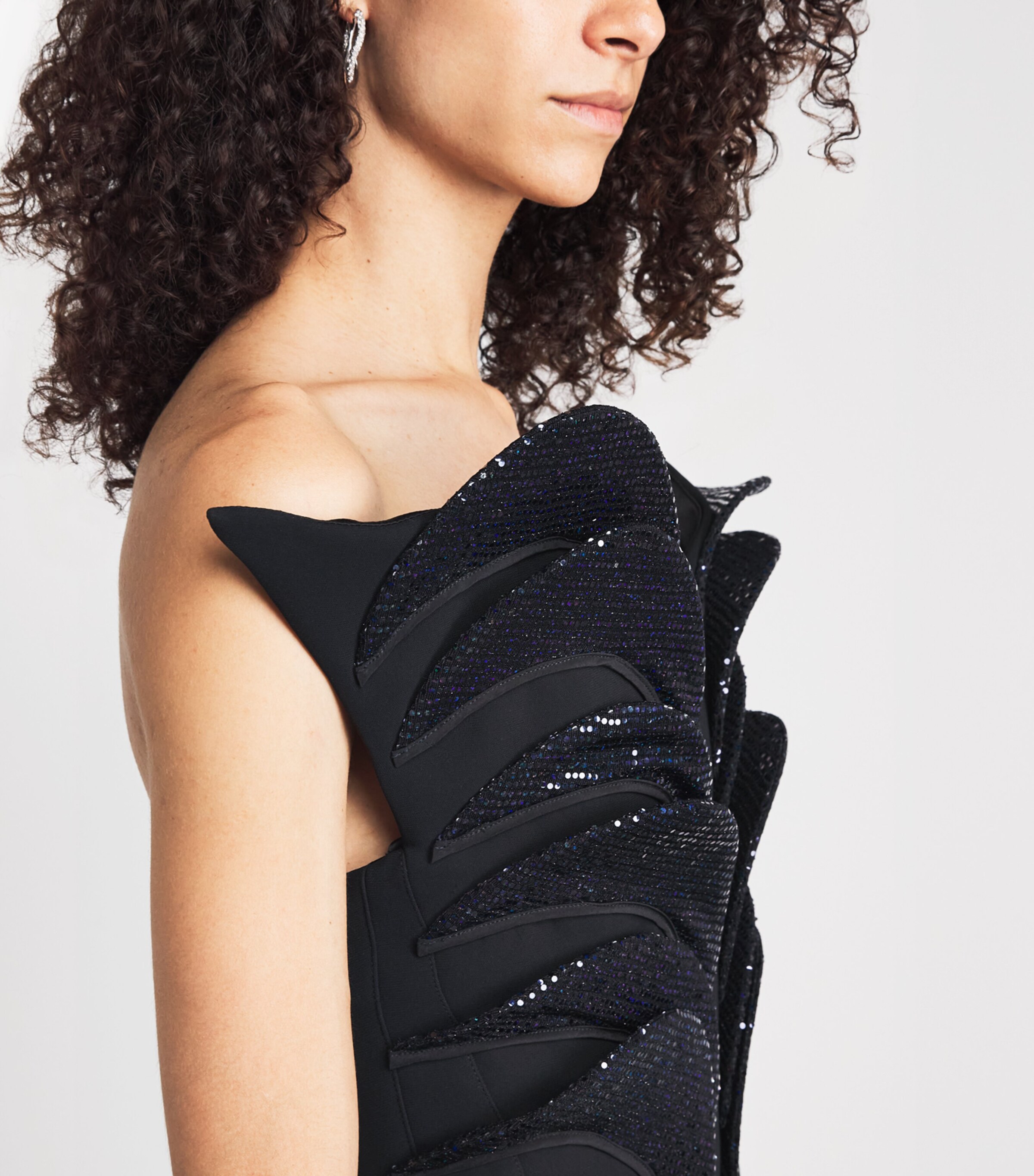 Maticevski Womens Spearhead Gown Black / Nightclub Image 3