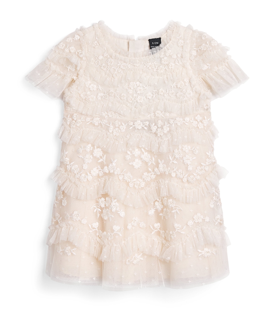 Needle & Thread Daisy Wave Dress (3-24 Months) Cream Image 1