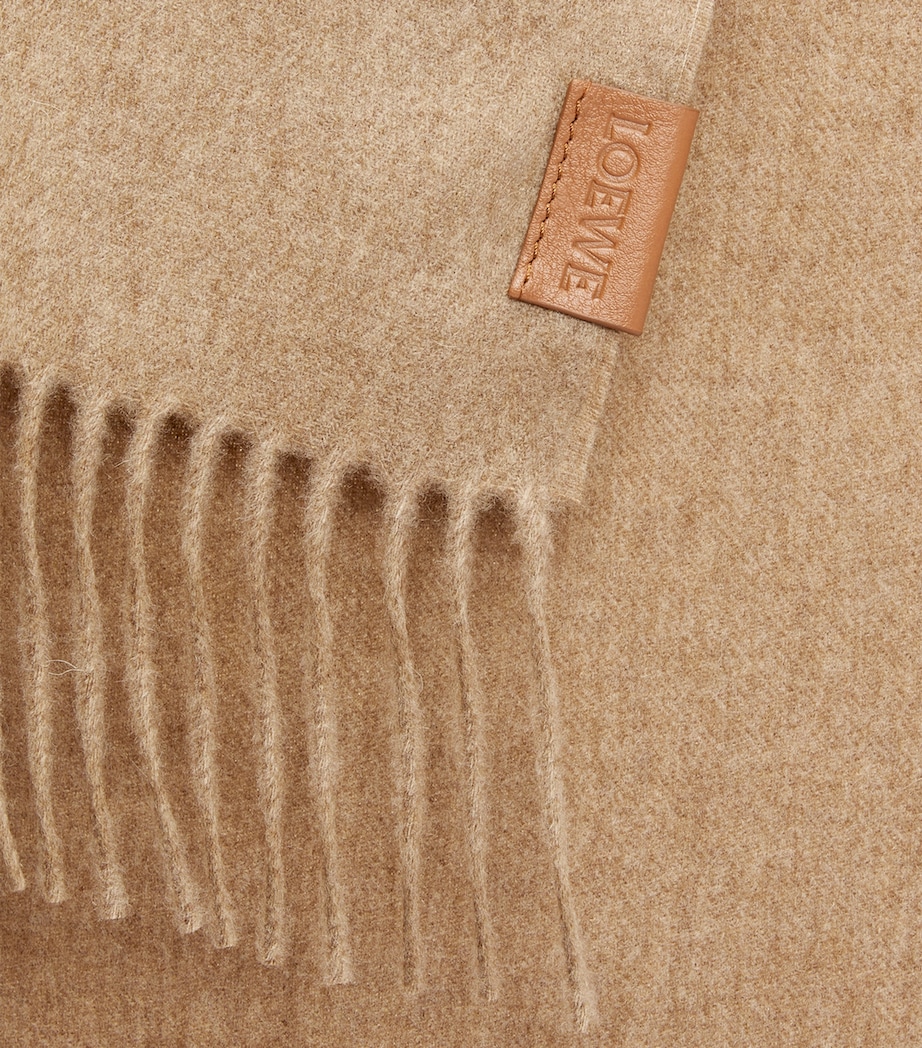 Cashmere Scarf BEIGE Image 4