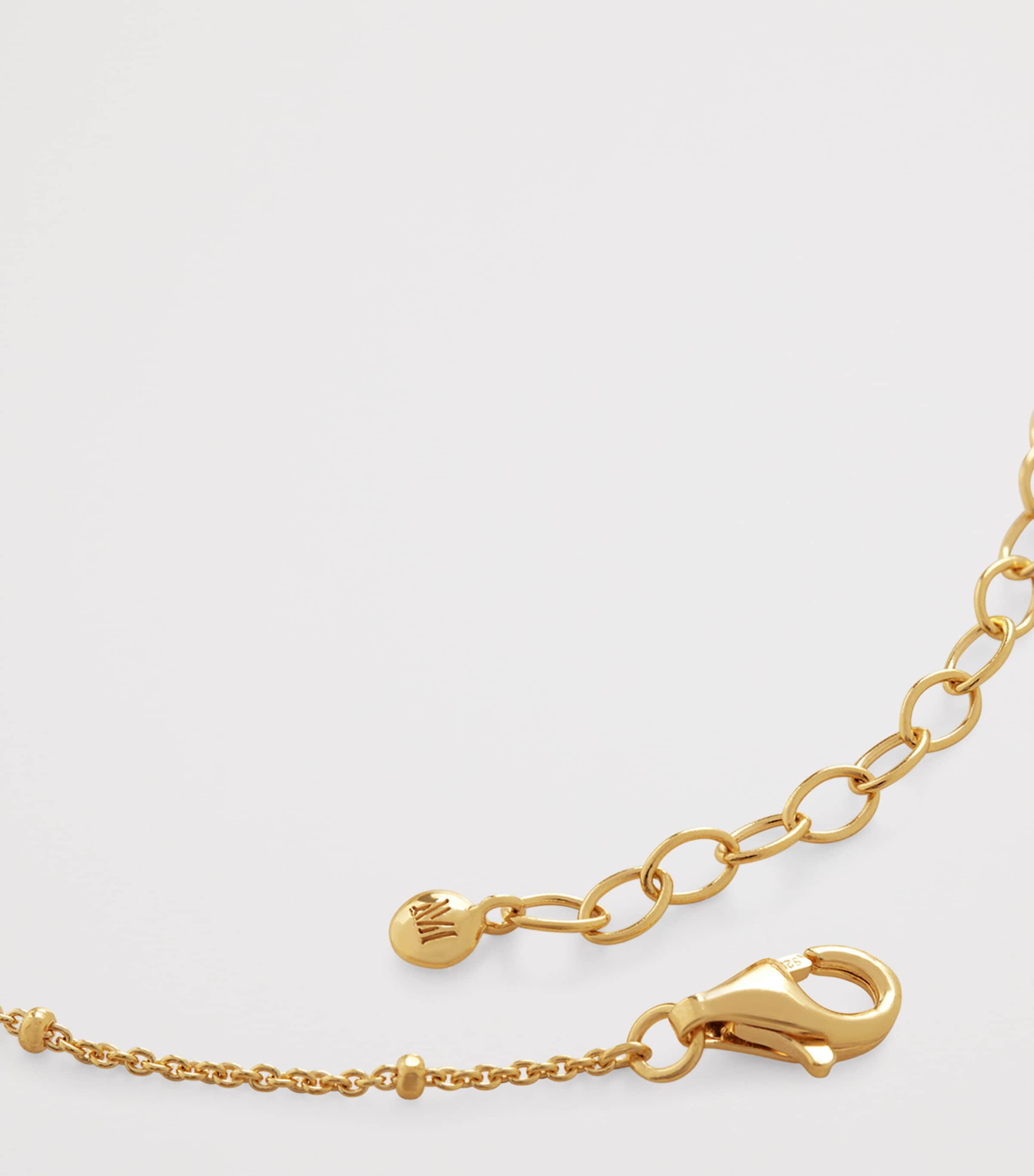 Monica Vinader Gold Vermeil and Freshwater Pearl Nura Bracelet Gold Vermeil Image 3