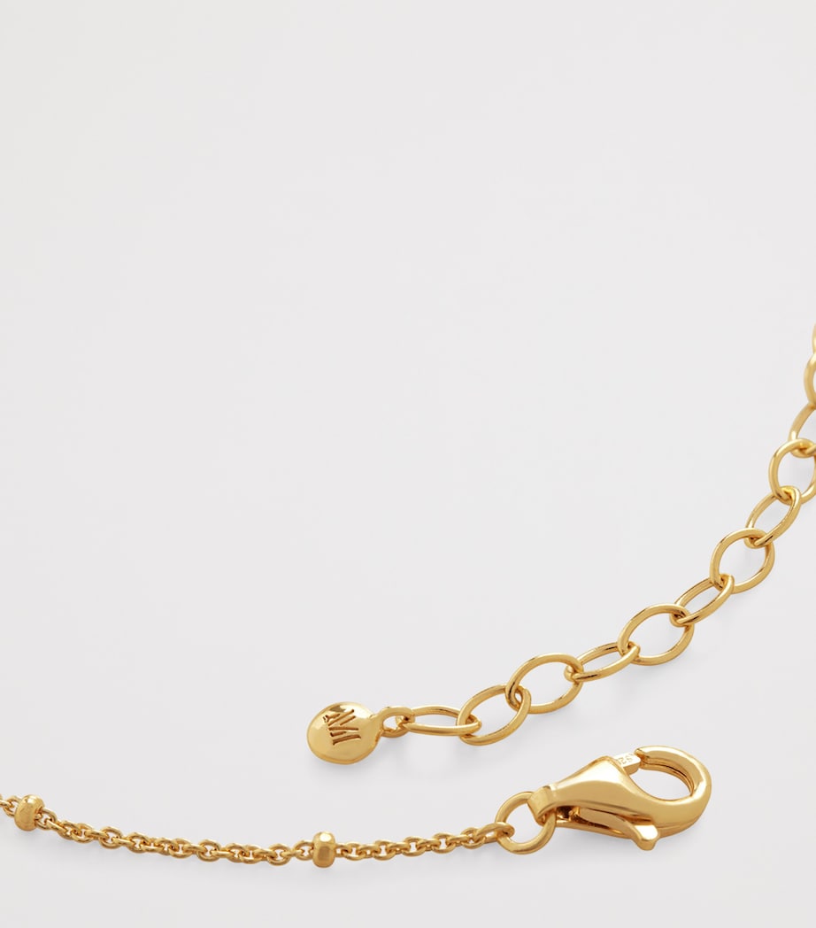 Monica Vinader Gold Vermeil and Freshwater Pearl Nura Bracelet Gold Vermeil Image 3