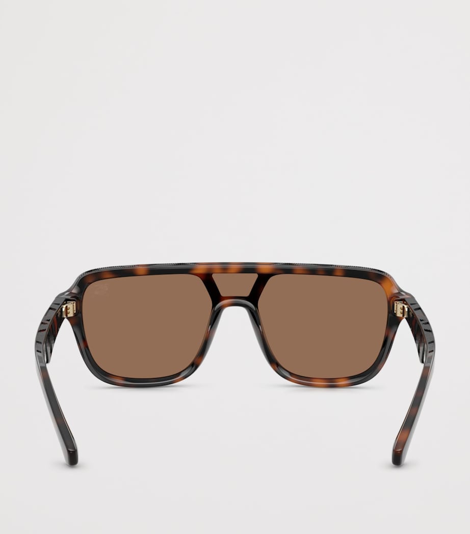 Burberry Acetate BE4474U Pilot Sunglasses Brown Image 4