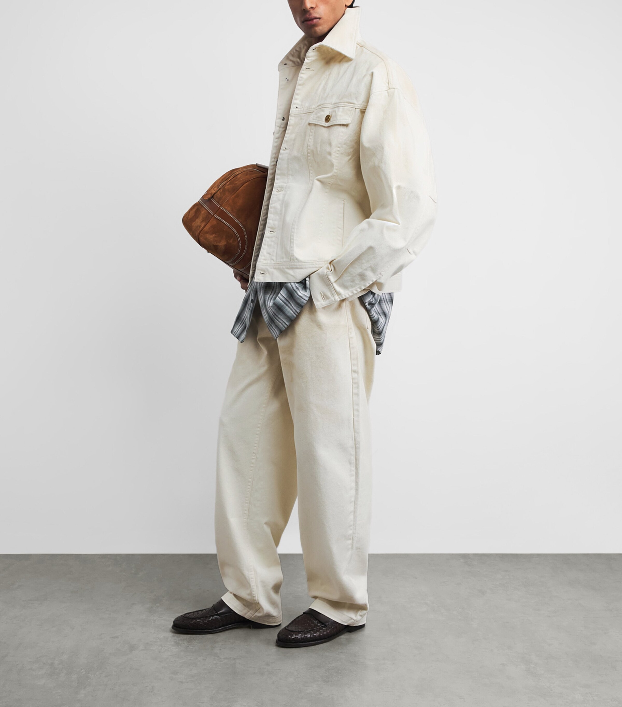 Willy Chavarria Mens Chachi Denim Jacket Masa Image 2