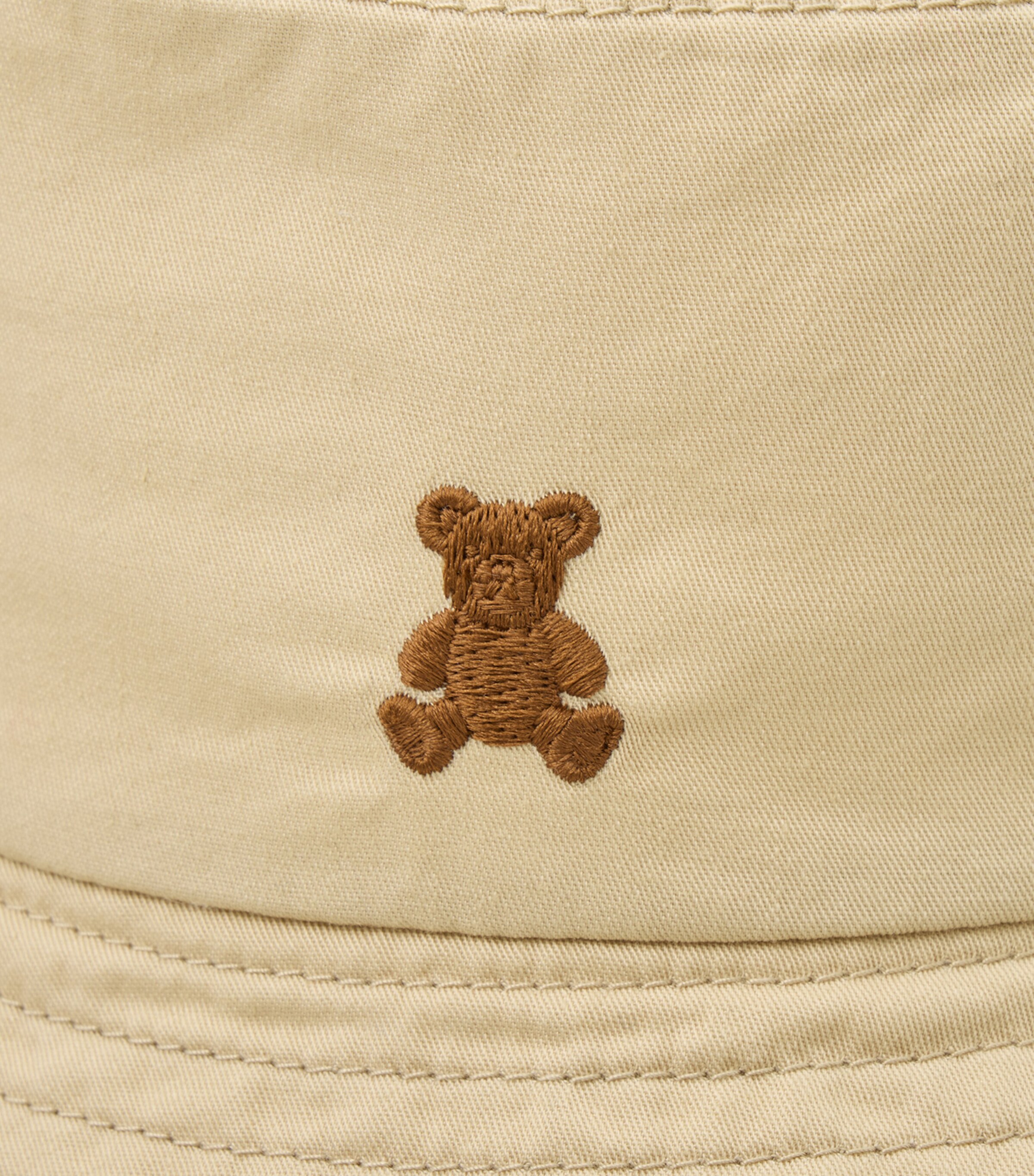 Cotton Bear-Motif Hat 9 Image 7