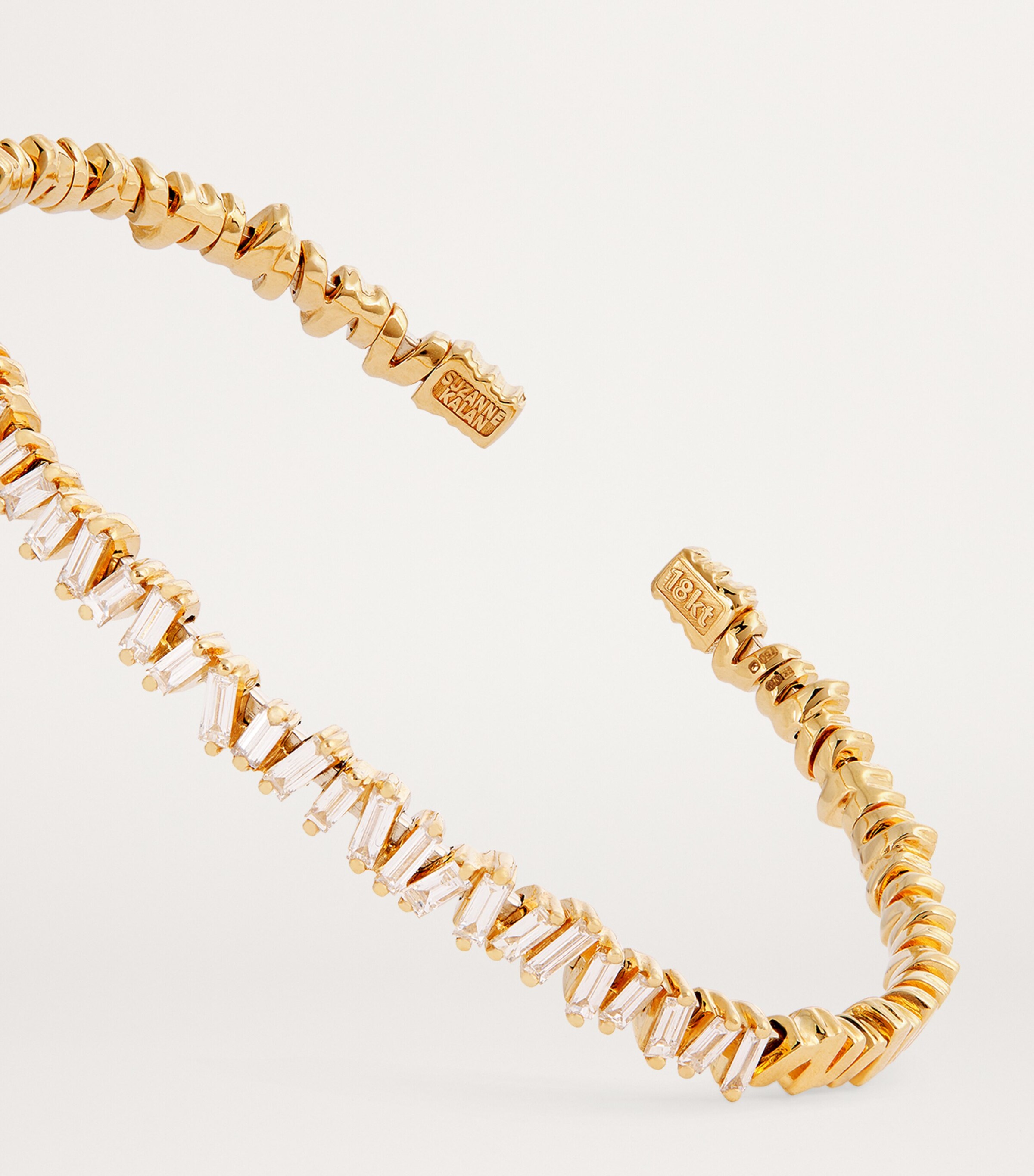 Yellow Gold and Diamond Classic Fireworks Bangle 18K YG/WD Image 6