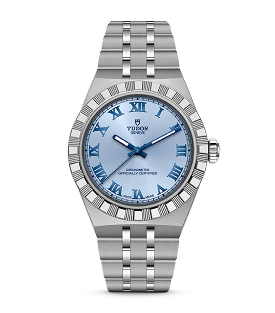 TUDOR Royal Stainless Steel Watch 30mm Blue Image 1