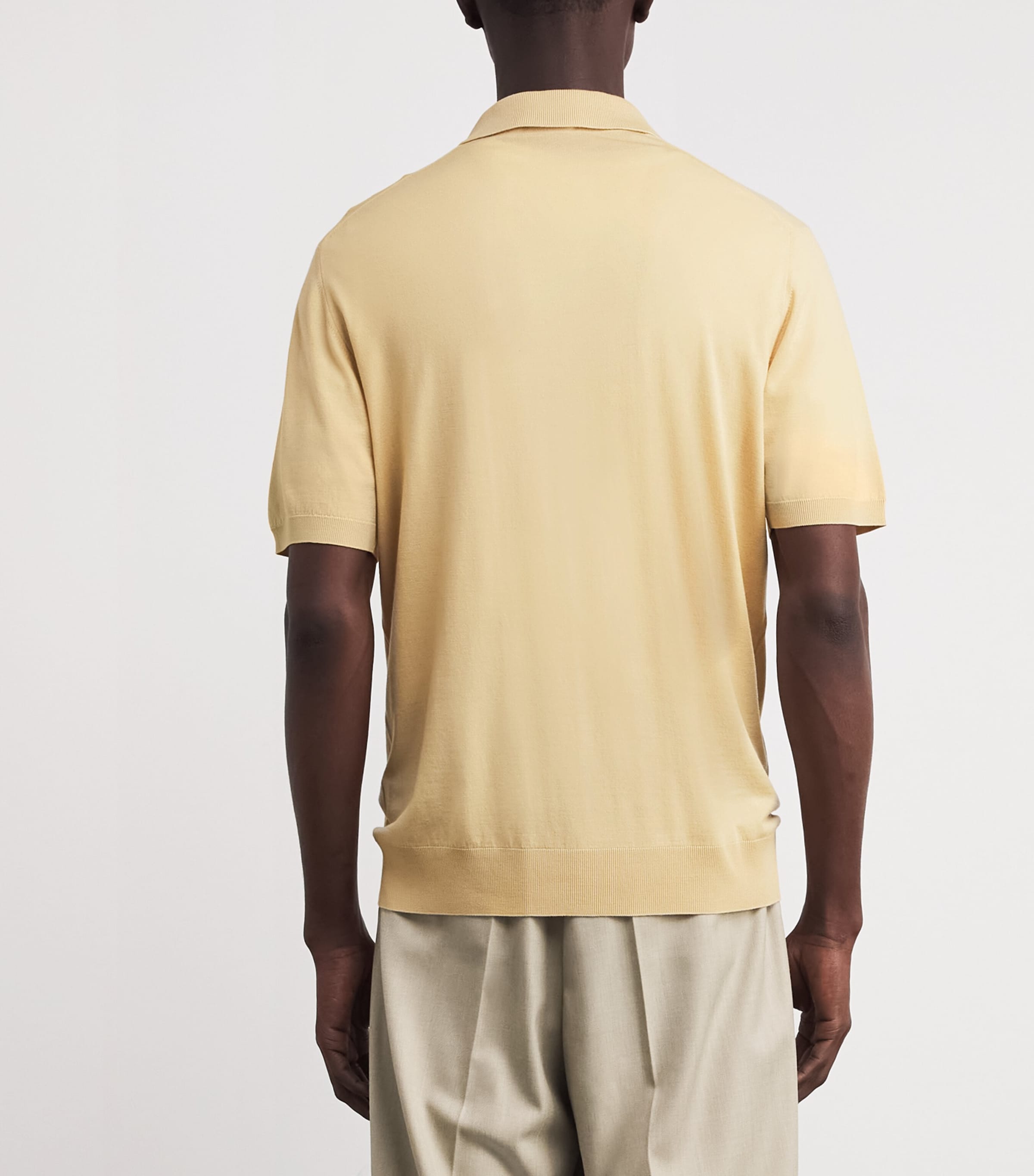 Kid Wool Polo Shirt 20131 LIGHT YELLOW Image 4