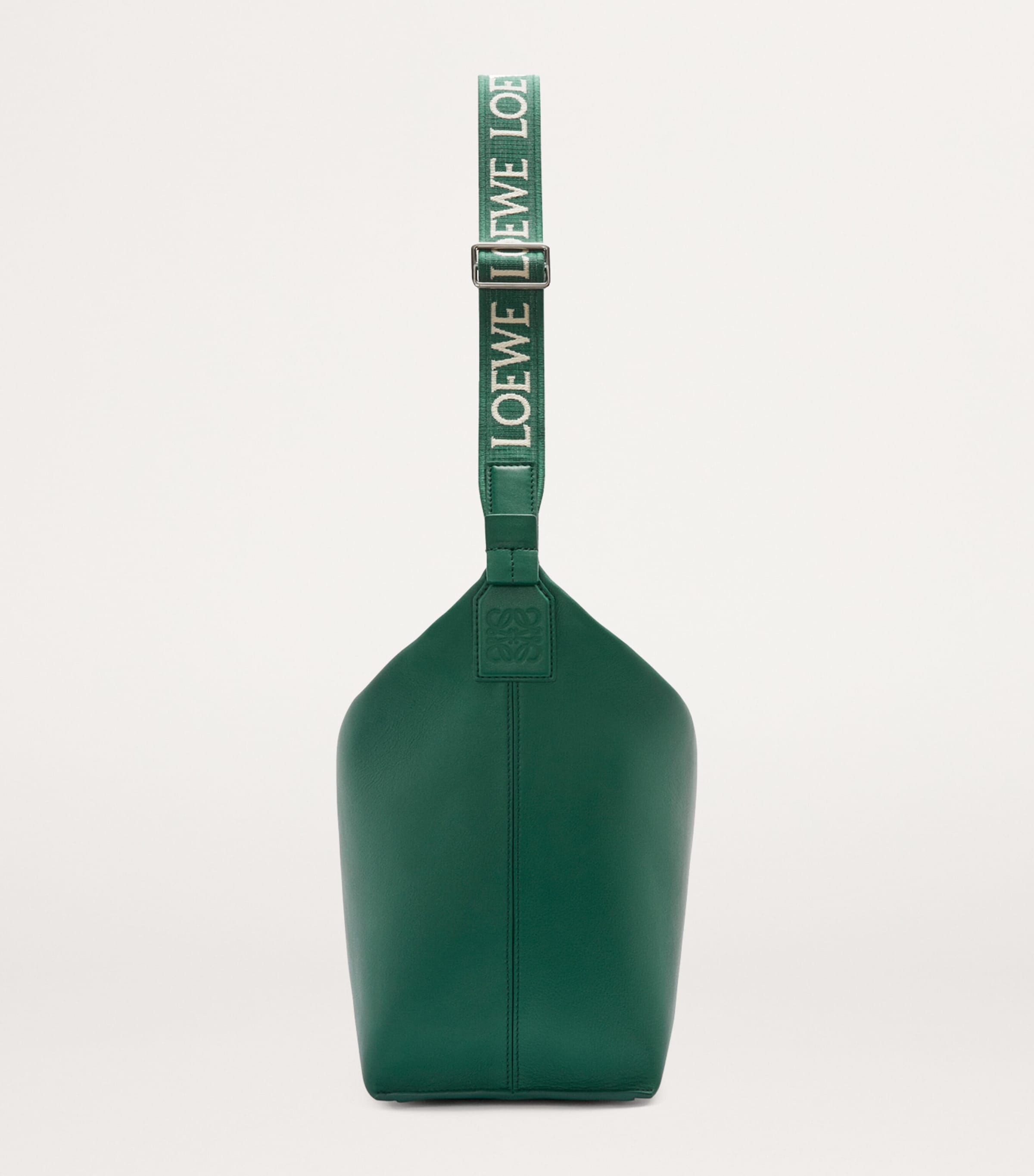 Leather Cubi Shoulder Bag EVERGREEN Image 3